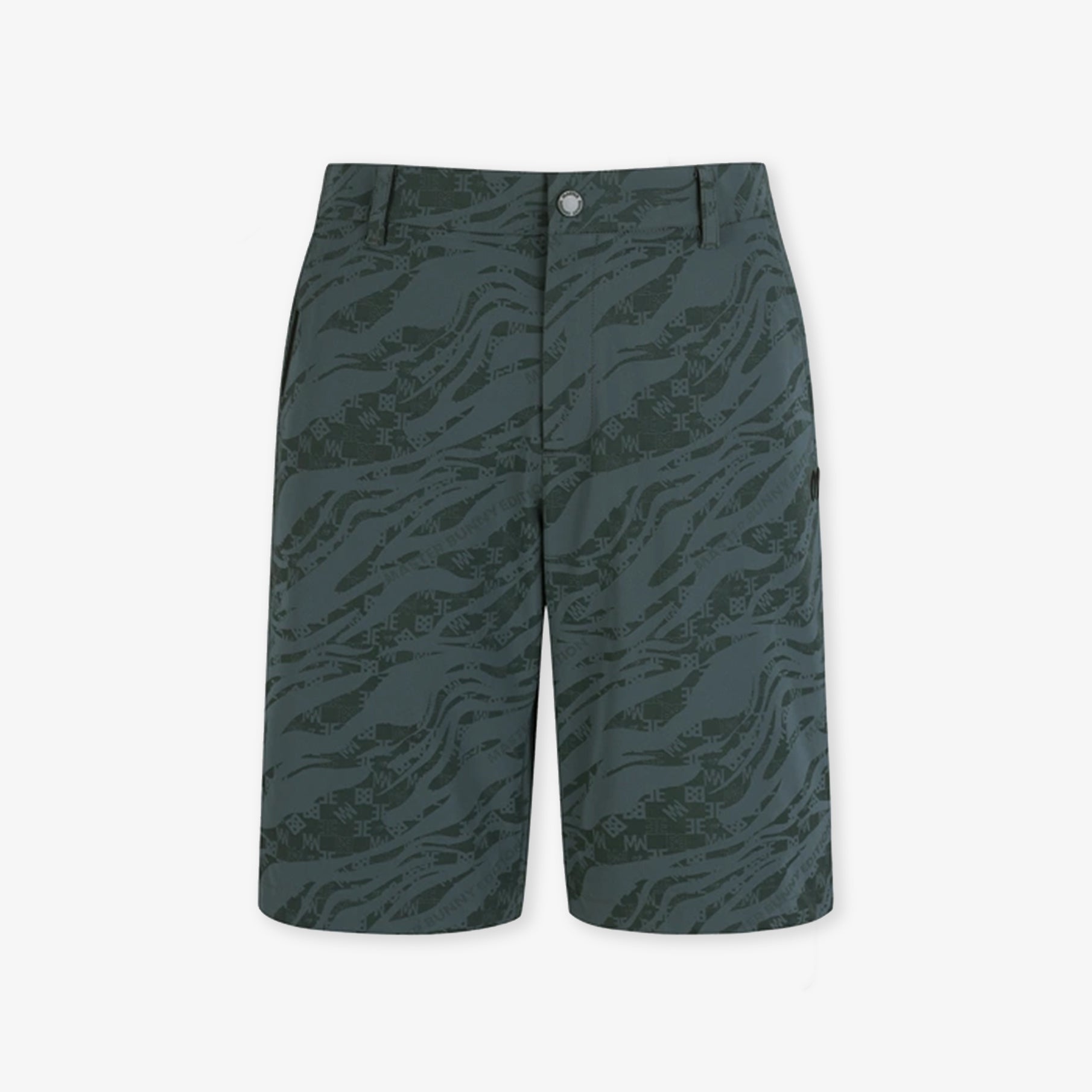 Master Bunny Edition Men&#39;s Zebra Shorts - Green - Erthe Golf