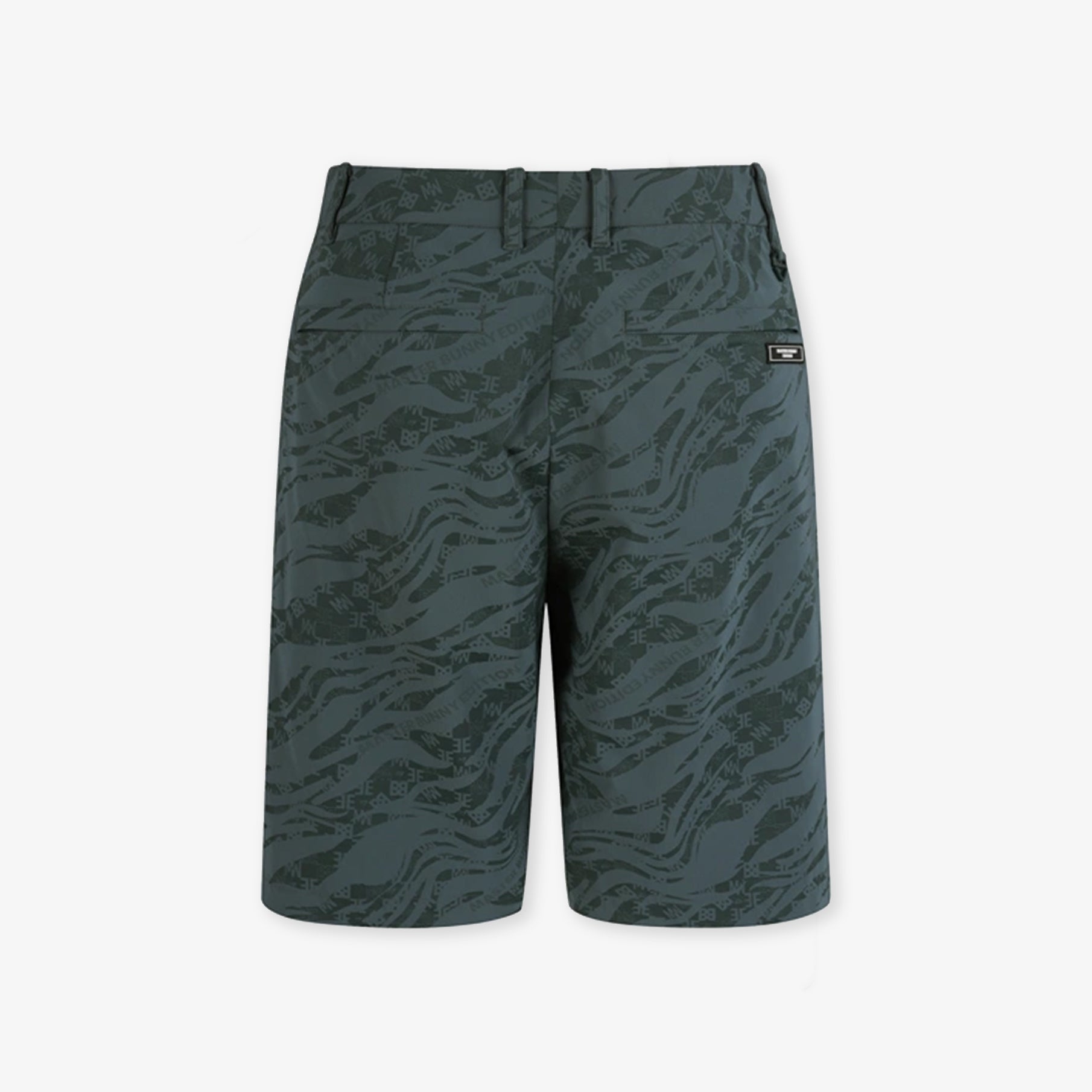 Master Bunny Edition Men&#39;s Zebra Shorts - Green - Erthe Golf