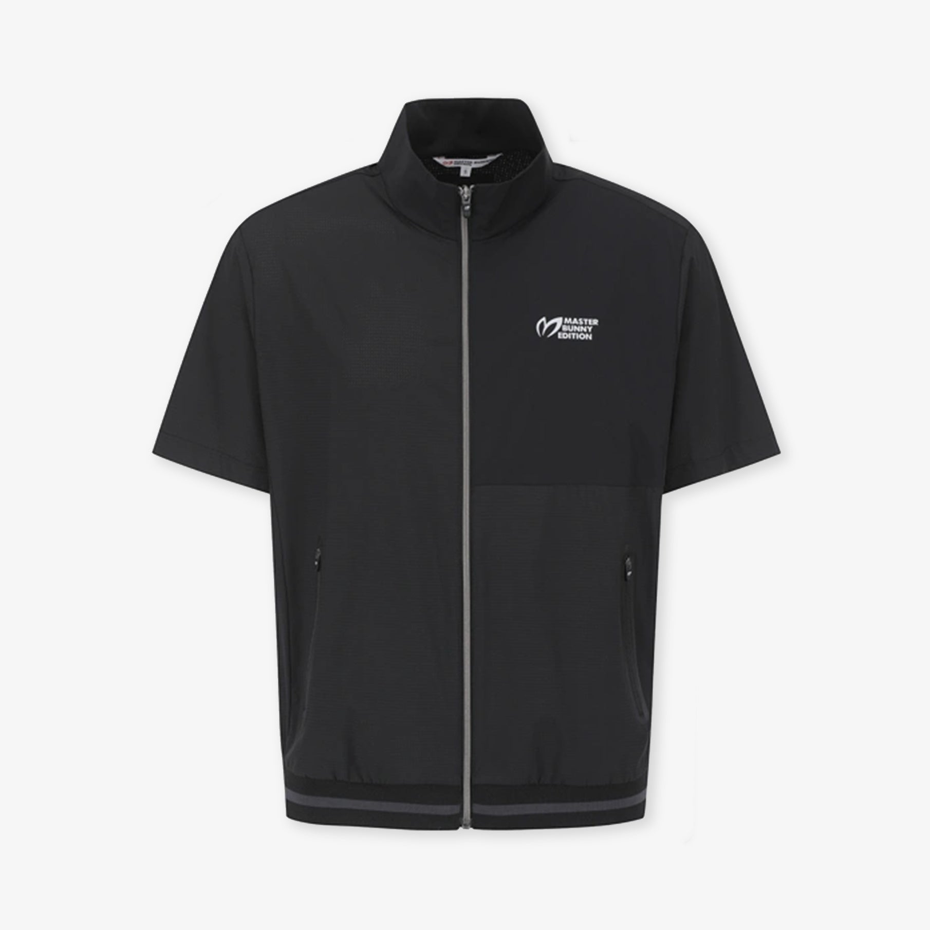 Master Bunny Edition Men&#39;s Zip Up Top - Black - Erthe Golf