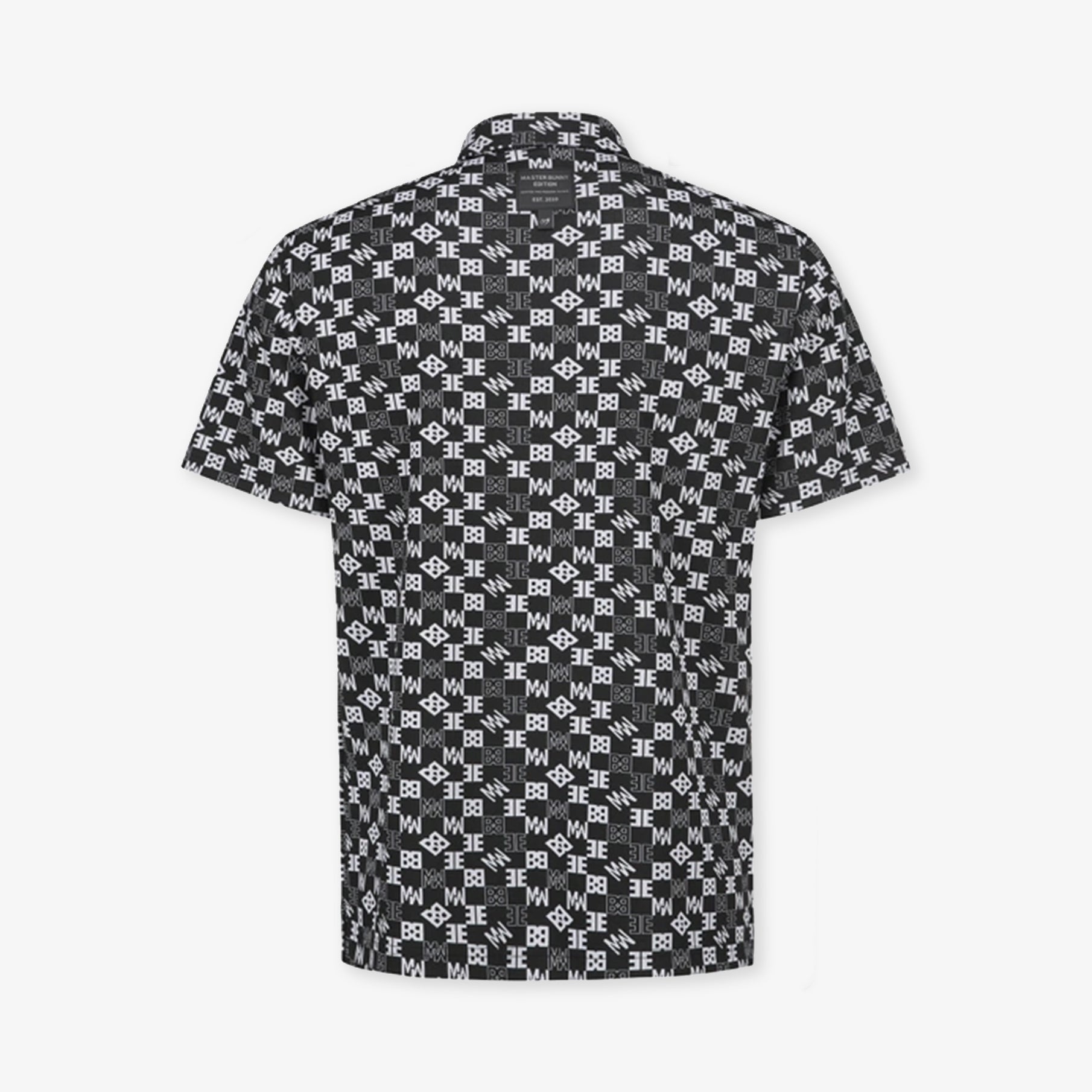 Master Bunny Edition Men's Pattern T-Shirt - Black - Erthe Golf
