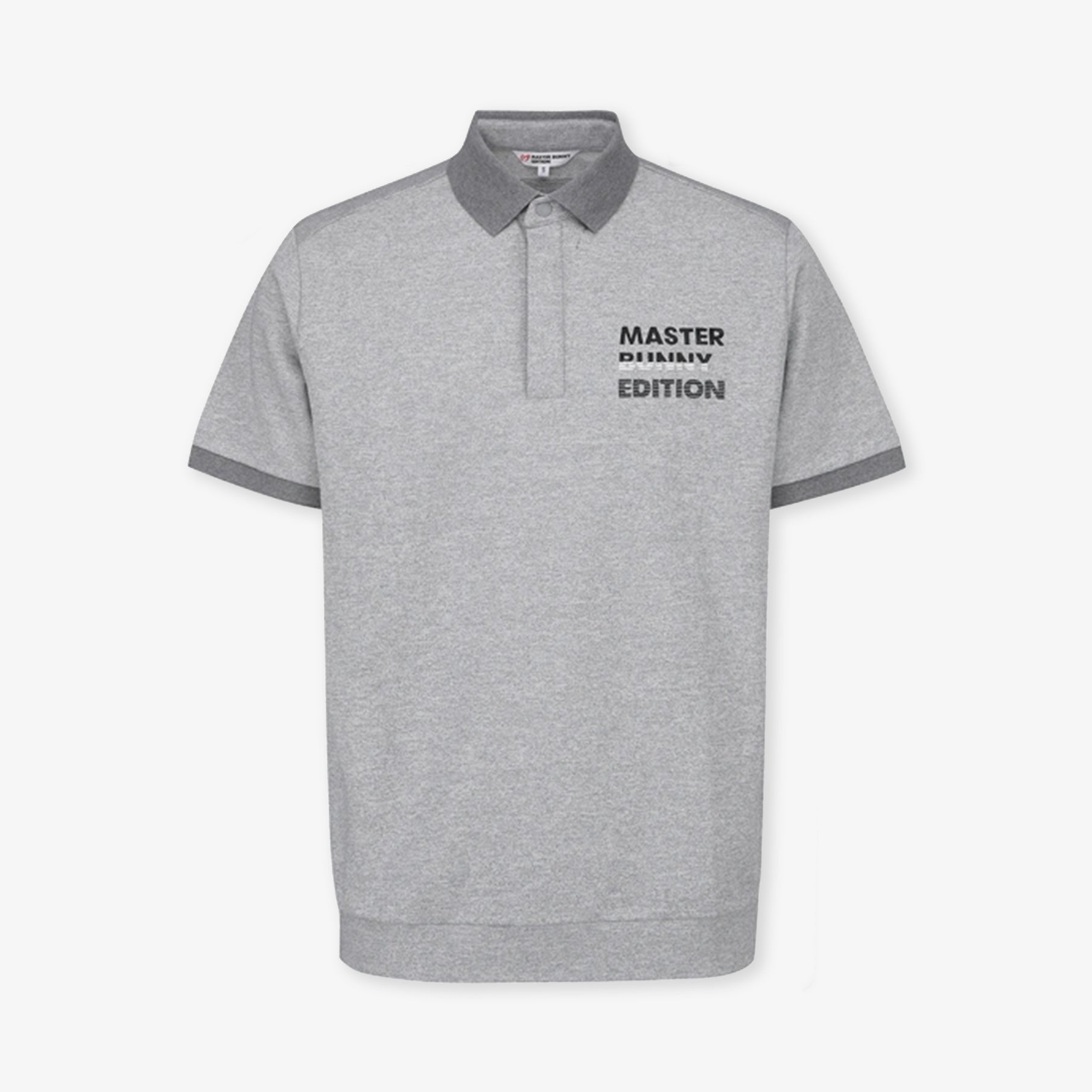 Master Bunny Edition Men&#39;s Melange Polo - Grey - Erthe Golf