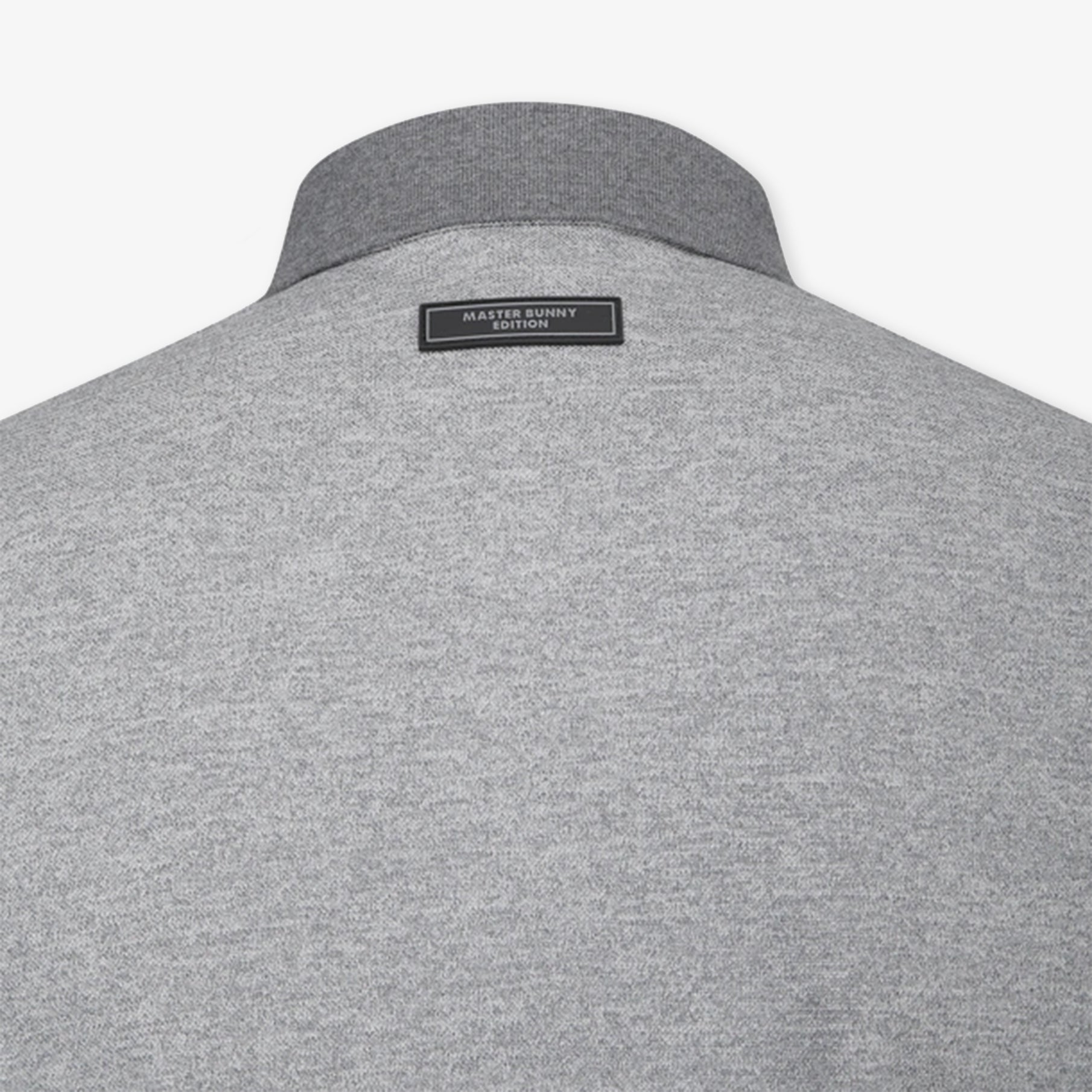 Master Bunny Edition Men&#39;s Melange Polo - Grey - Erthe Golf