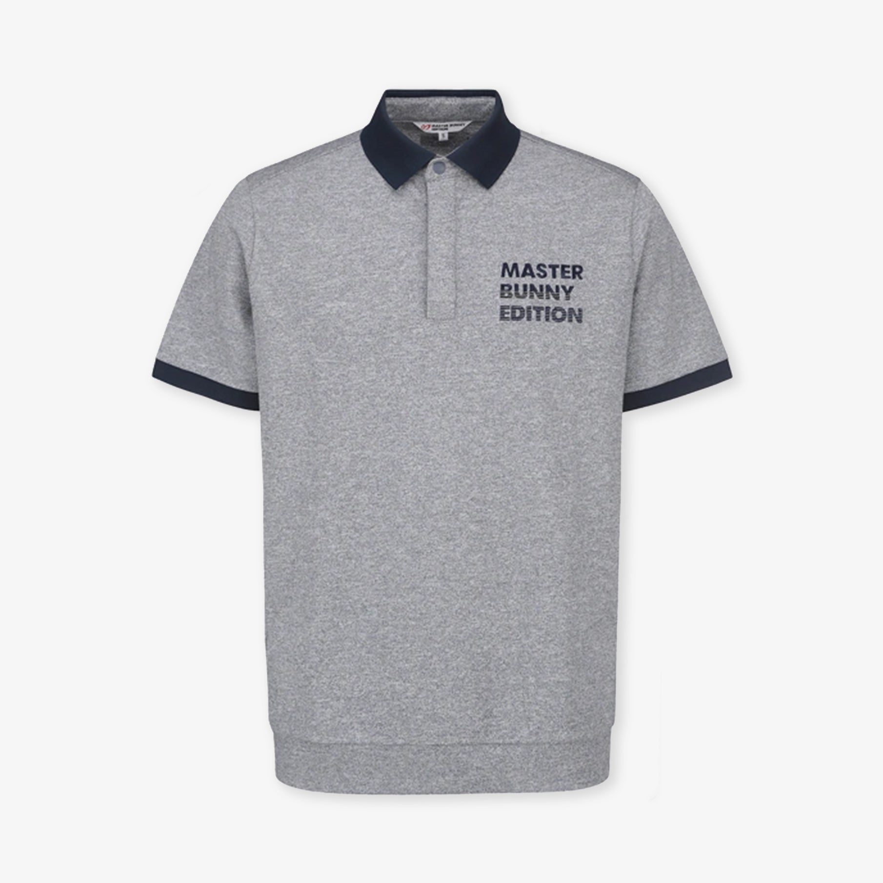 Master Bunny Edition Men's Melange Polo - Navy - Erthe Golf