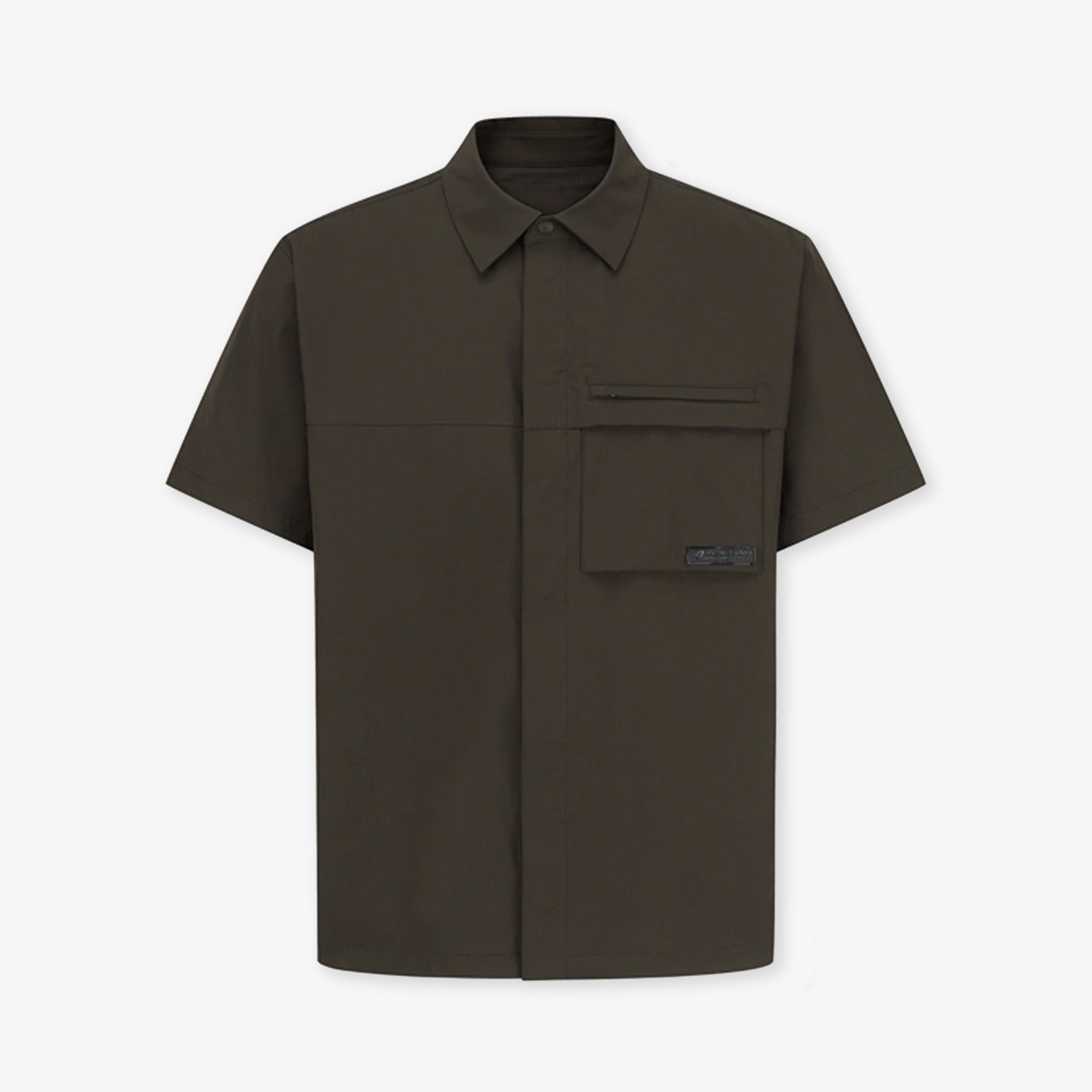 Master Bunny Edition Men&#39;s Pocket Shirt - Brown - Erthe Golf