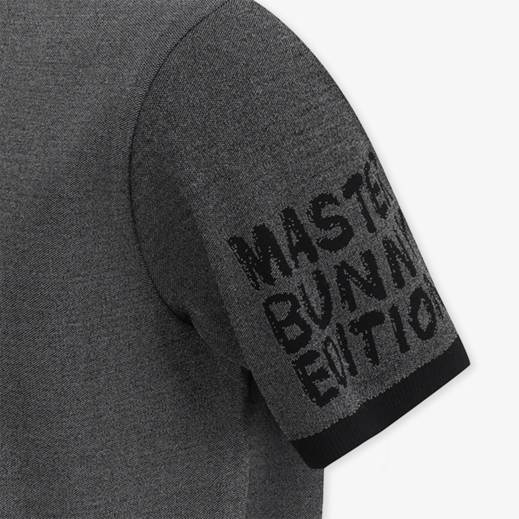 Master Bunny Edition Men's Color Knit Top - Black - Erthe Golf