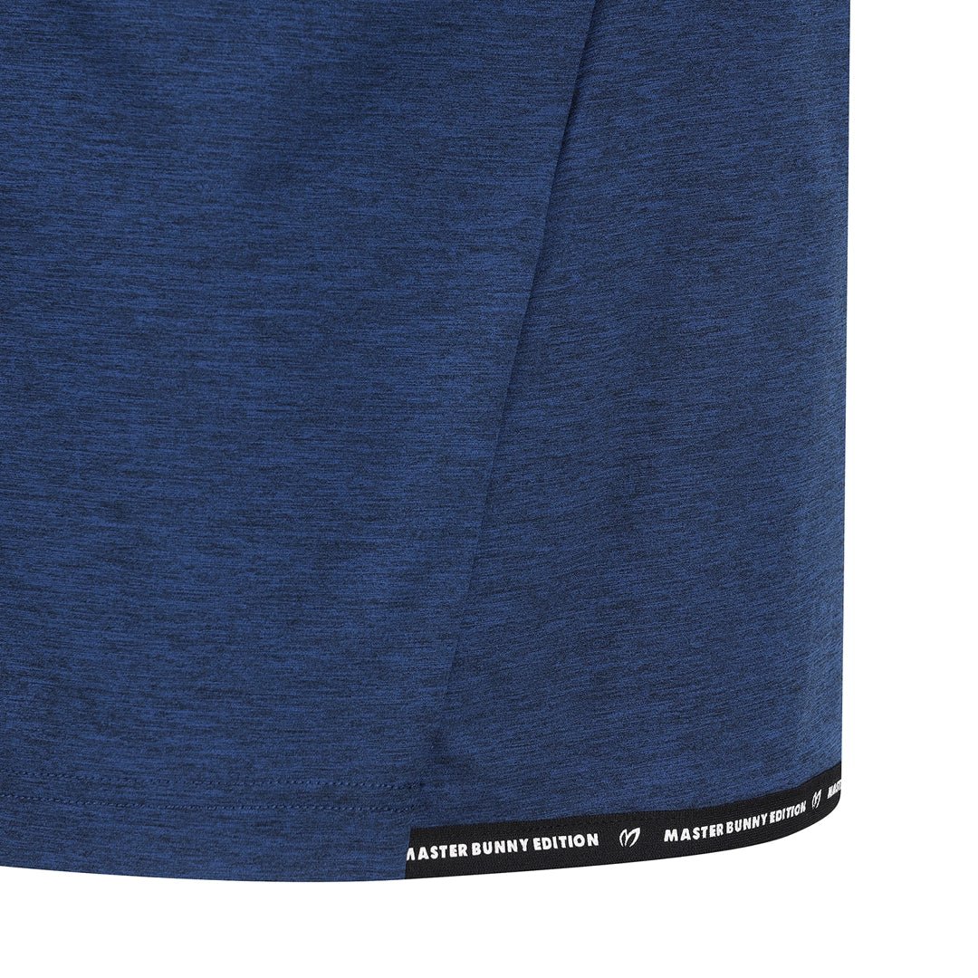 Master Bunny Edition Men's Collar Top - Blue - Erthe Golf