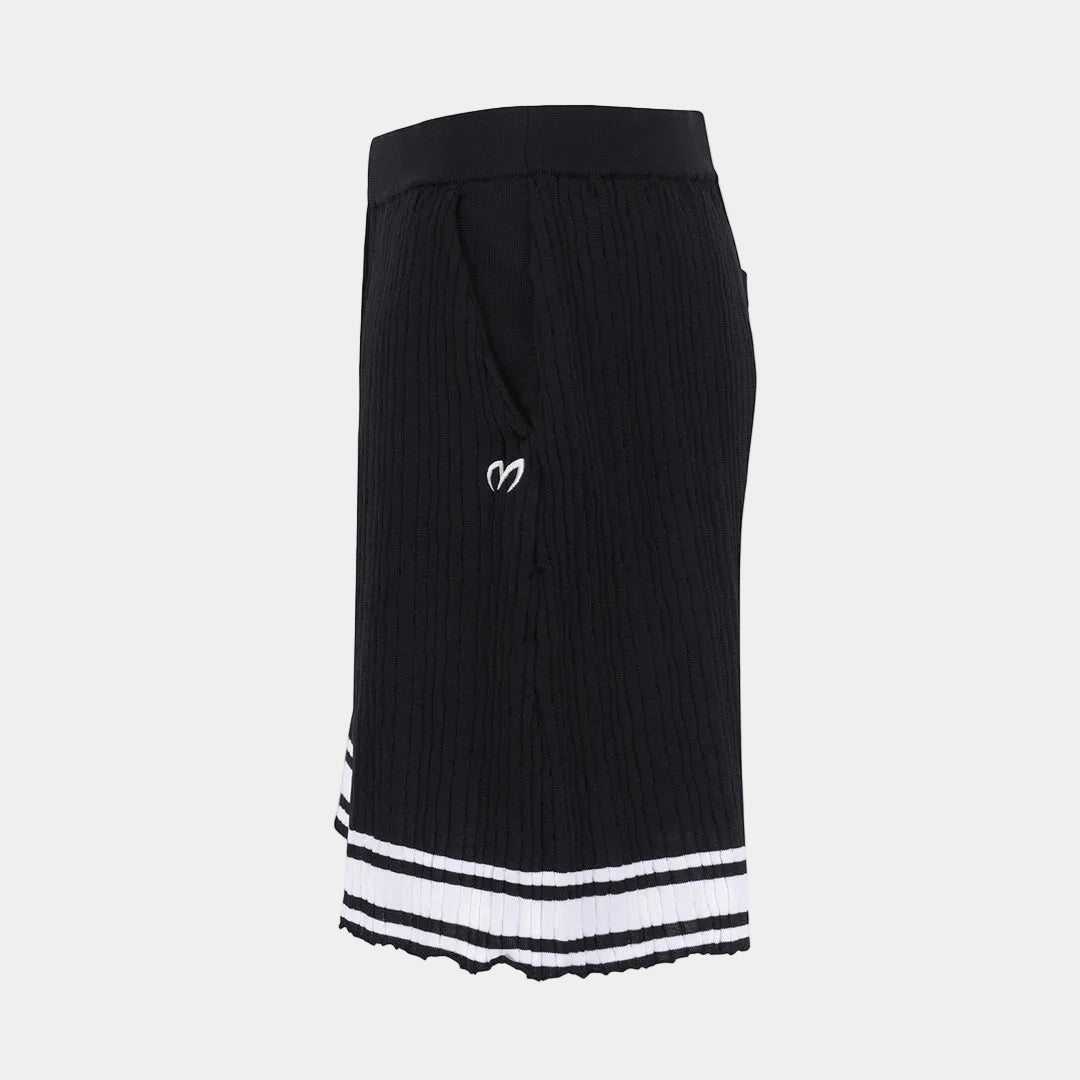 Women's Color - Block Shorts - Black - Erthe Golf