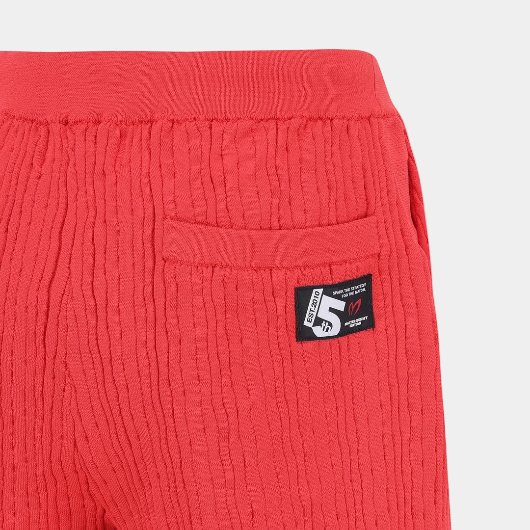 Women's Color - Block Shorts - Red - Erthe Golf