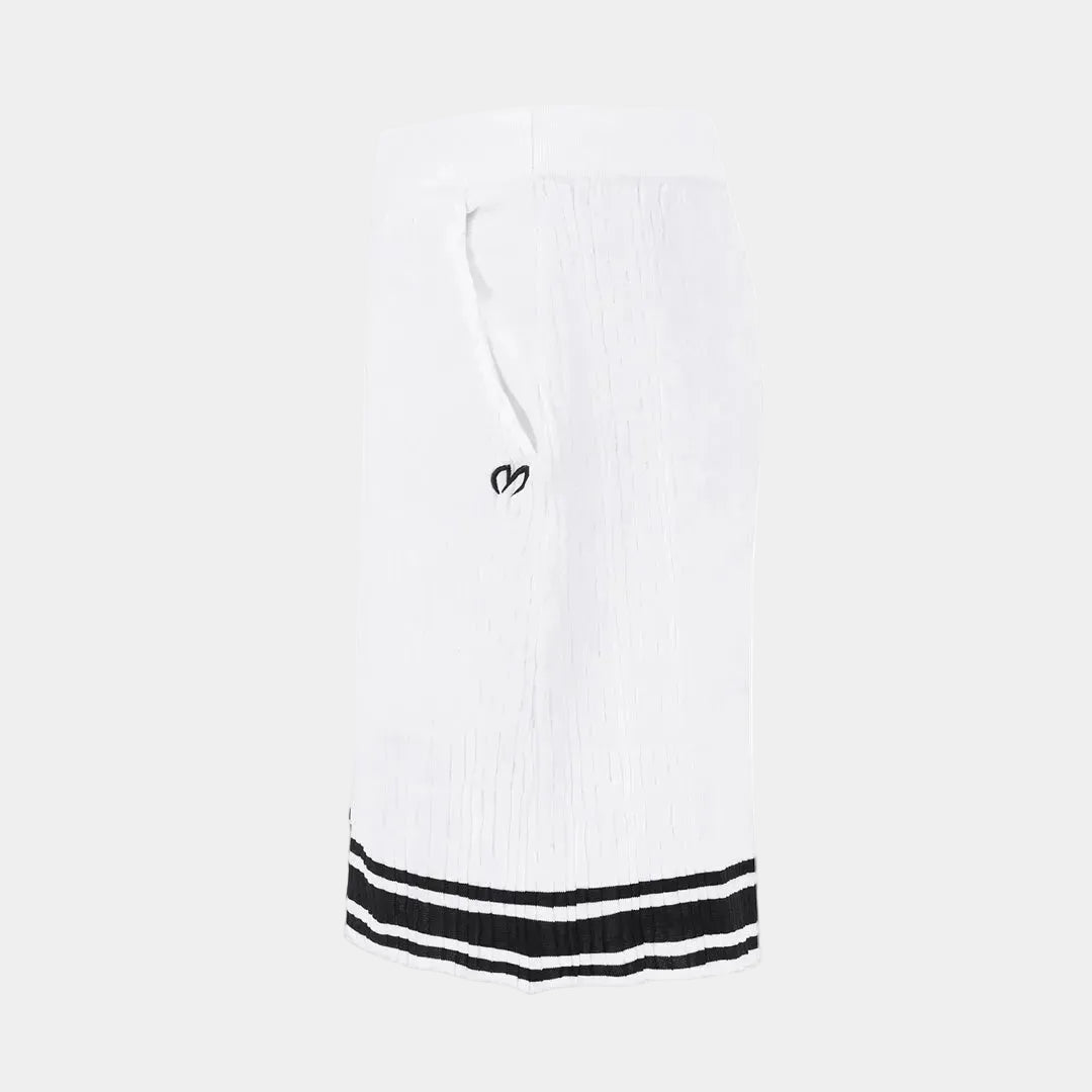 Women's Color - Block Shorts - White - Erthe Golf