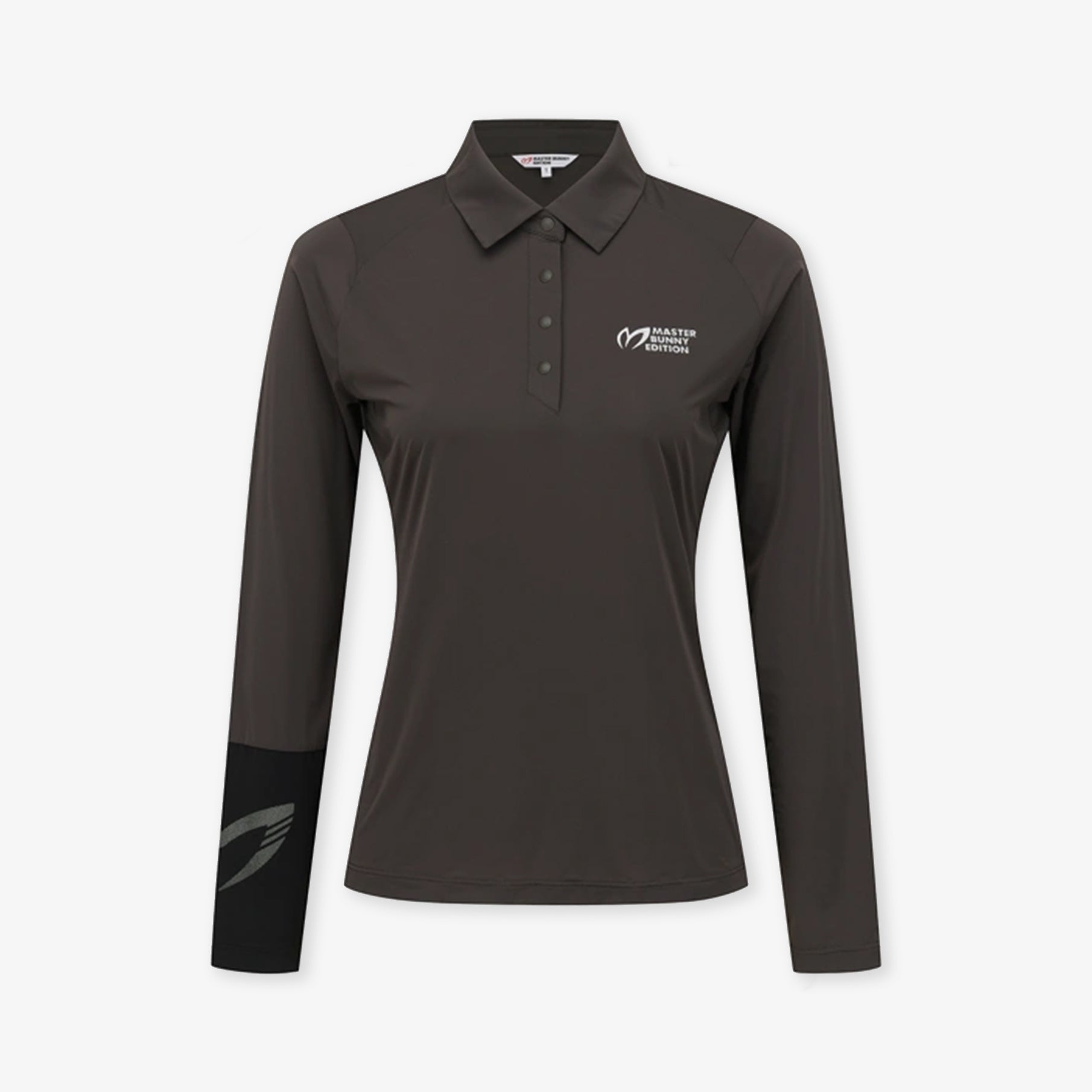 Master Bunny Edition Women's Long - Sleeve Polo - Brown - Erthe Golf