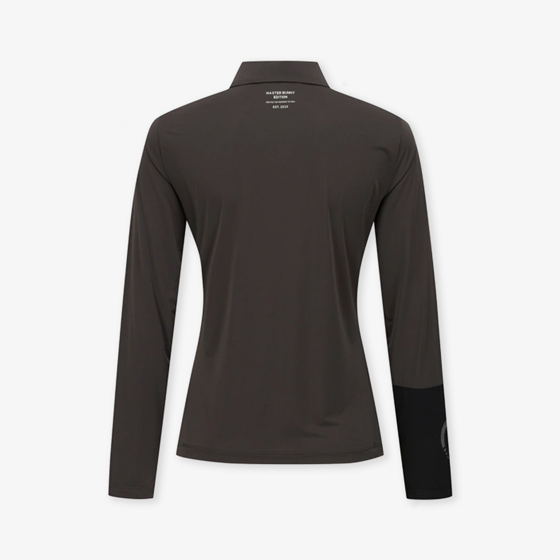 Master Bunny Edition Women's Long - Sleeve Polo - Brown - Erthe Golf