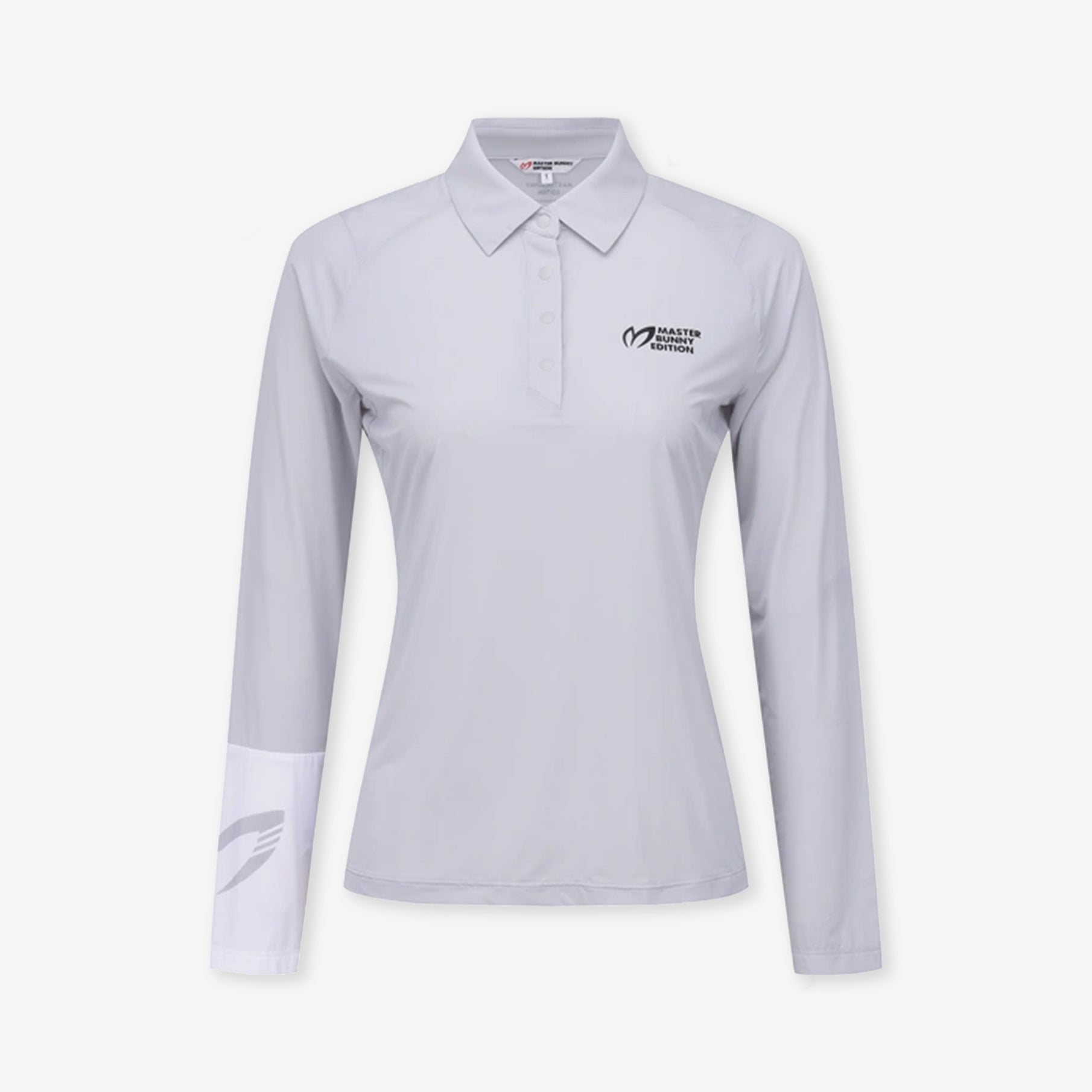 Master Bunny Edition Women&#39;s Long - Sleeve Polo - Gray - Erthe Golf