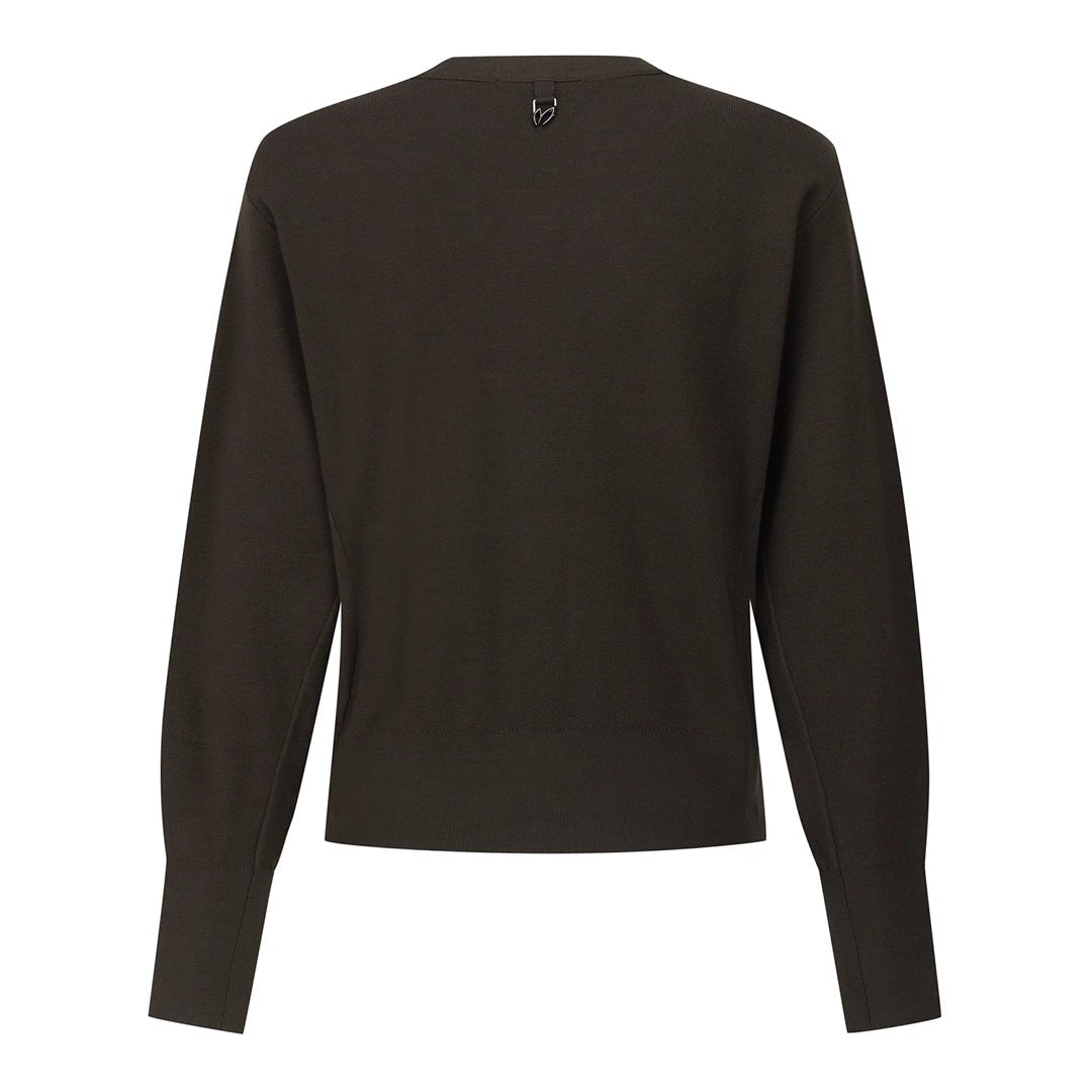 Master Bunny Edition Women's Cardigan - Brown - Erthe Golf