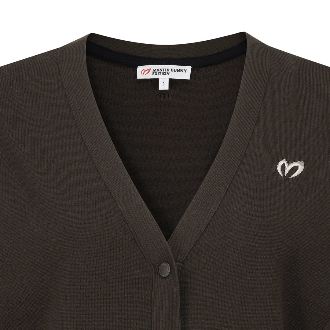 Master Bunny Edition Women's Cardigan - Brown - Erthe Golf
