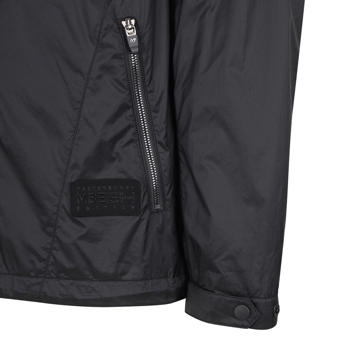 Master Bunny Edition Men's Windbreaker - Black - Erthe Golf