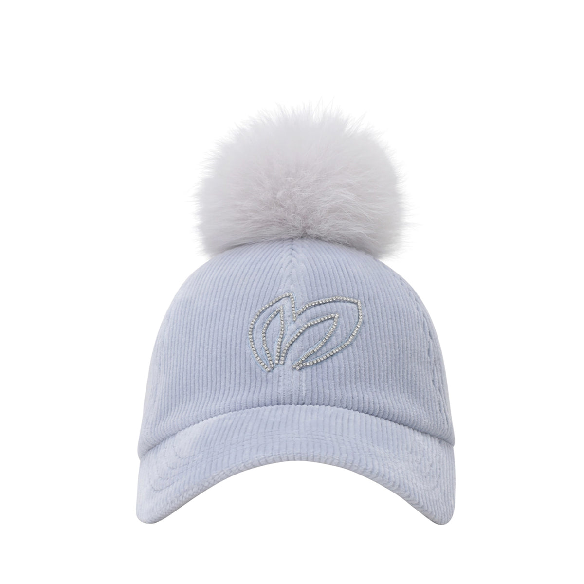 Master Bunny Edition Women's Fur Cap - Blue - Erthe Golf
