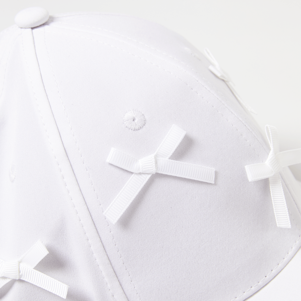 Keypote Women's Ribbon Ties Golf Hat - White - Erthe Golf