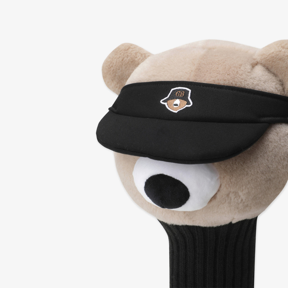 Golden Bear Bear Character Driver Cover Black - Erthe Golf