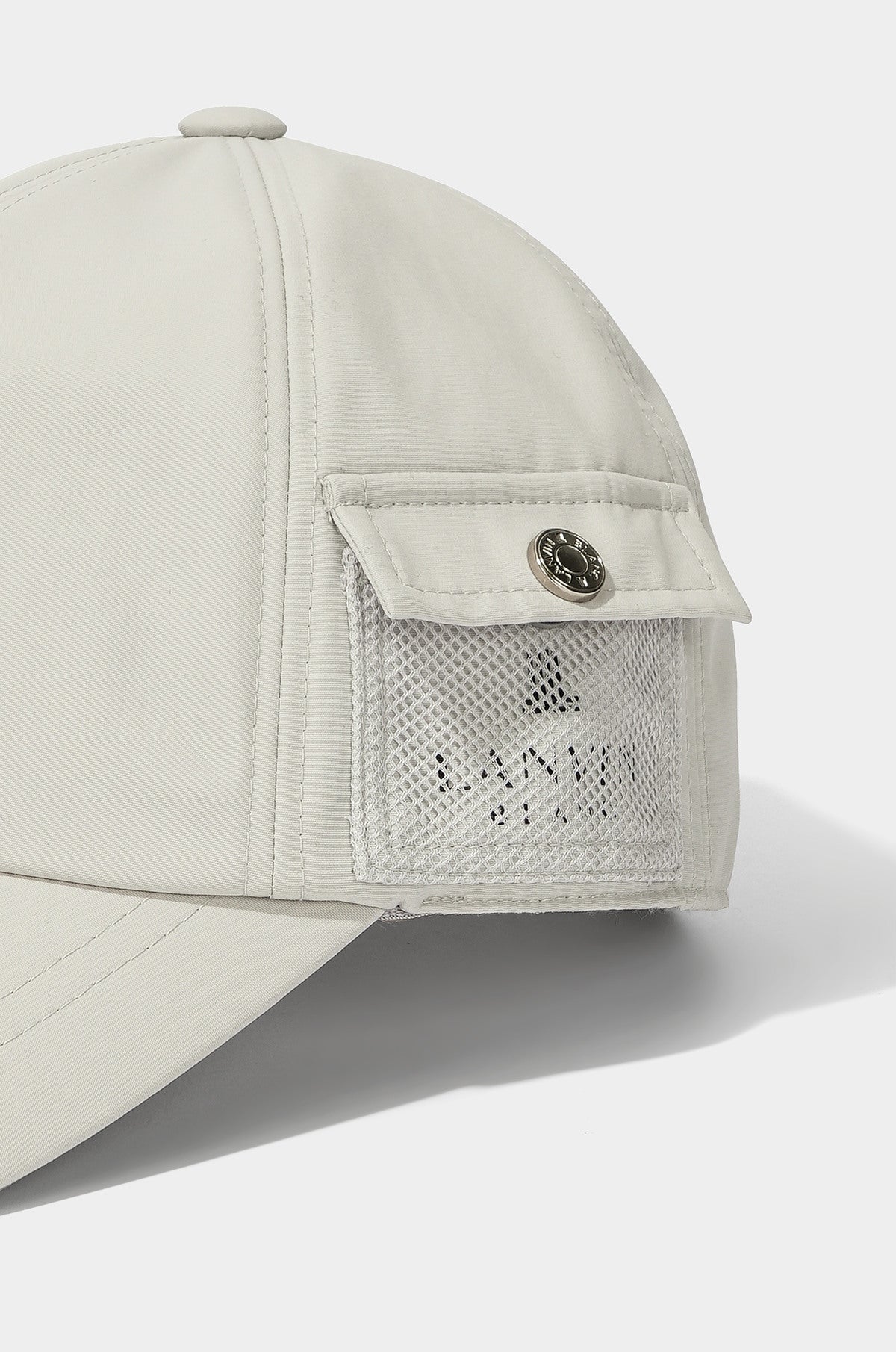 Lanvin Blanc Pocket Ball Cap - Light Grey