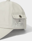 Lanvin Blanc Pocket Ball Cap - Light Grey