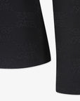 Pearly Gates Women's Mock Neck Long Sleeve Black - Erthe Golf