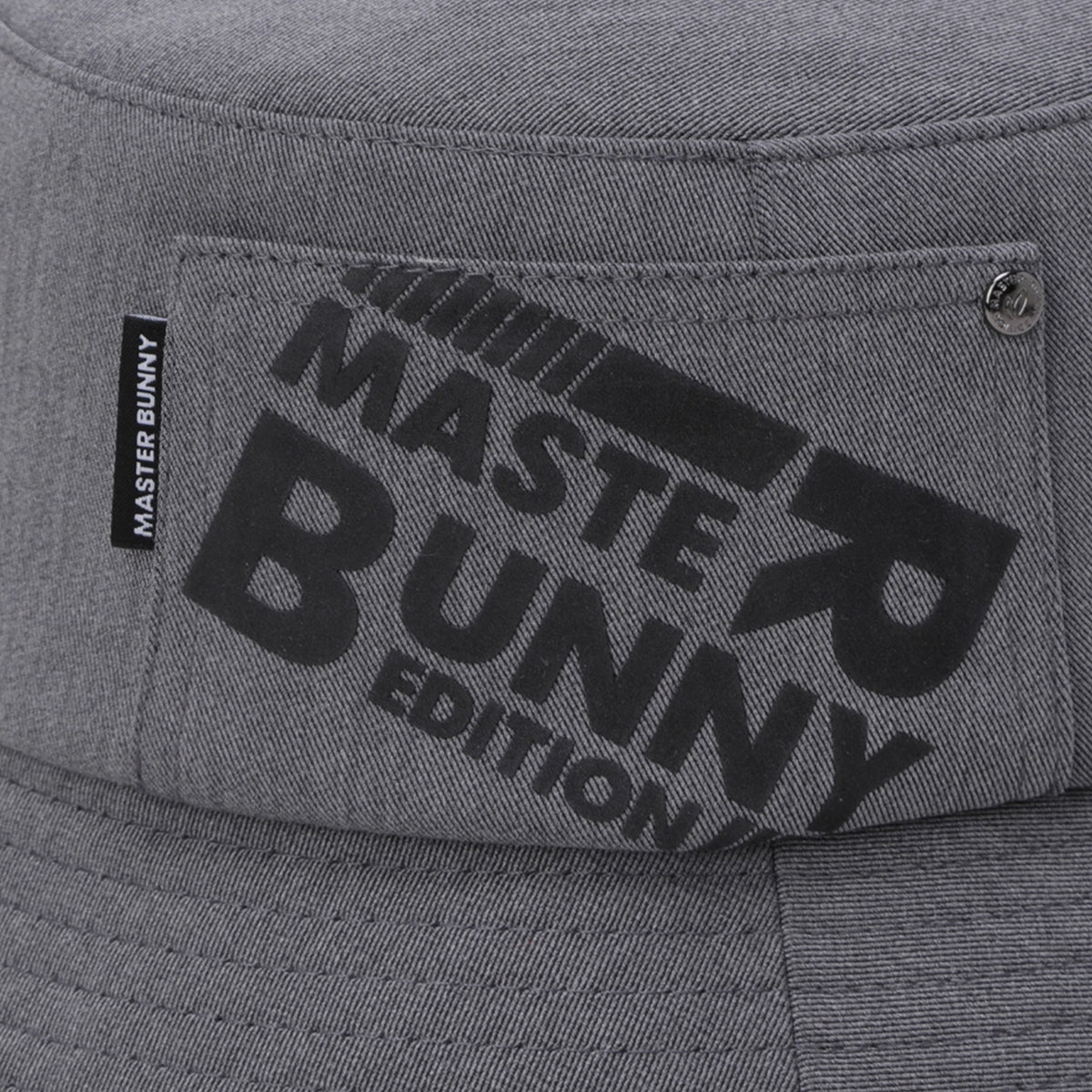 Master Bunny Edition Men's Logo Bucket Hat - Grey - Erthe Golf