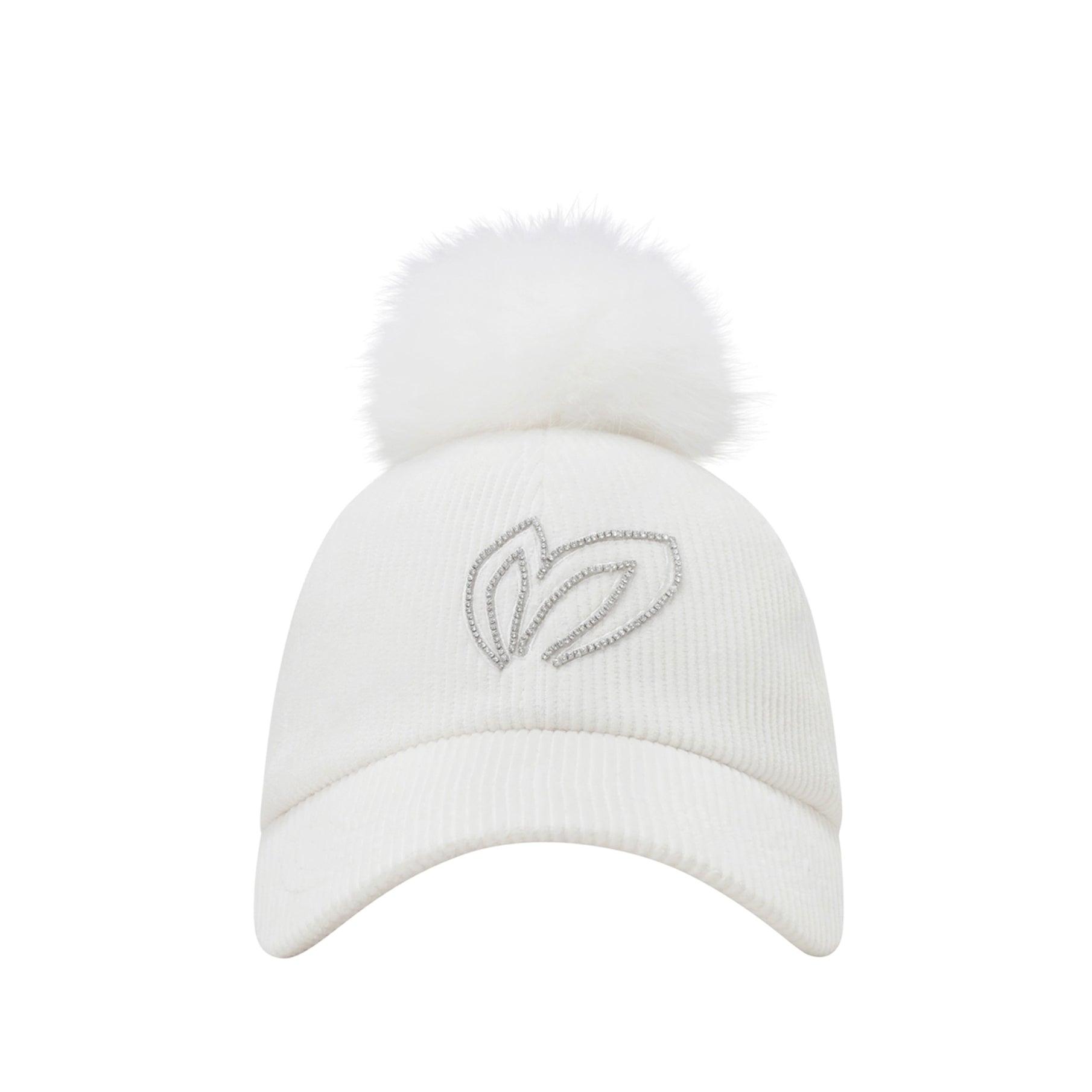 Master Bunny Edition Women&#39;s Fur Cap - White - Erthe Golf