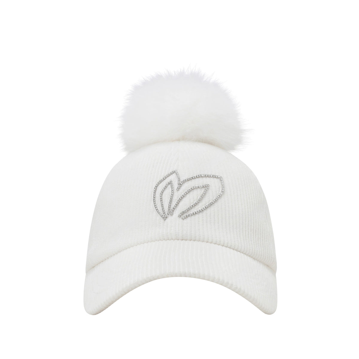 Master Bunny Edition Women's Fur Cap - White - Erthe Golf