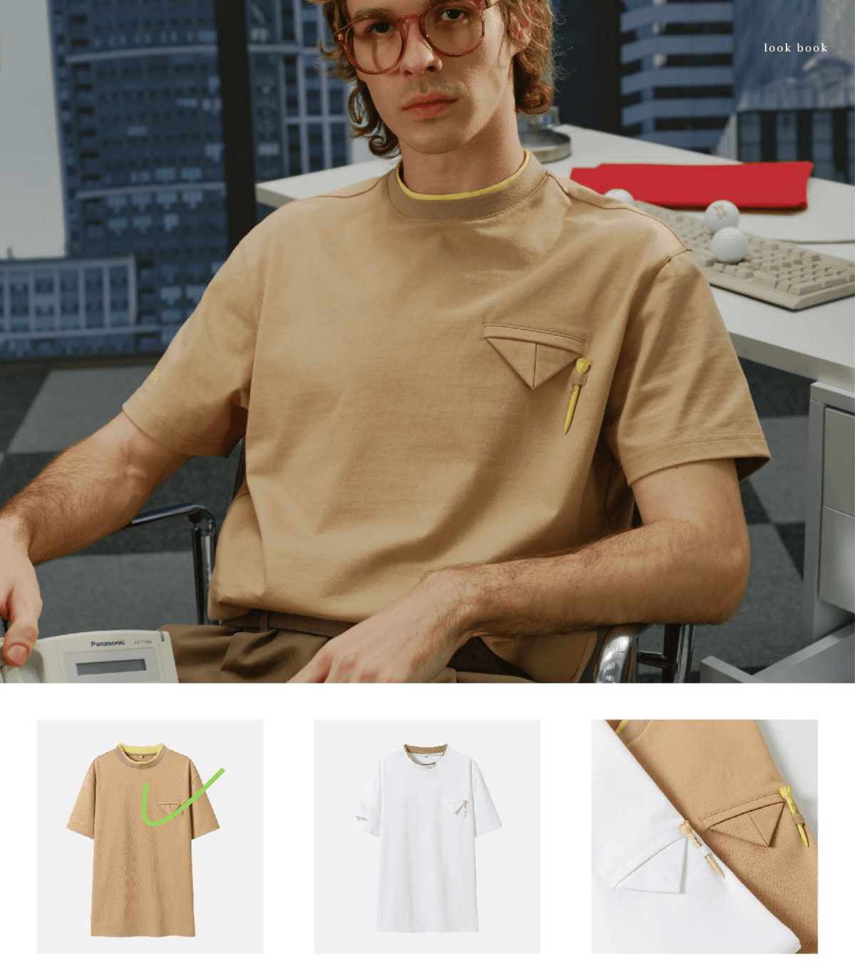 Keypote Men's Golf T-shirt - White - Erthe Golf