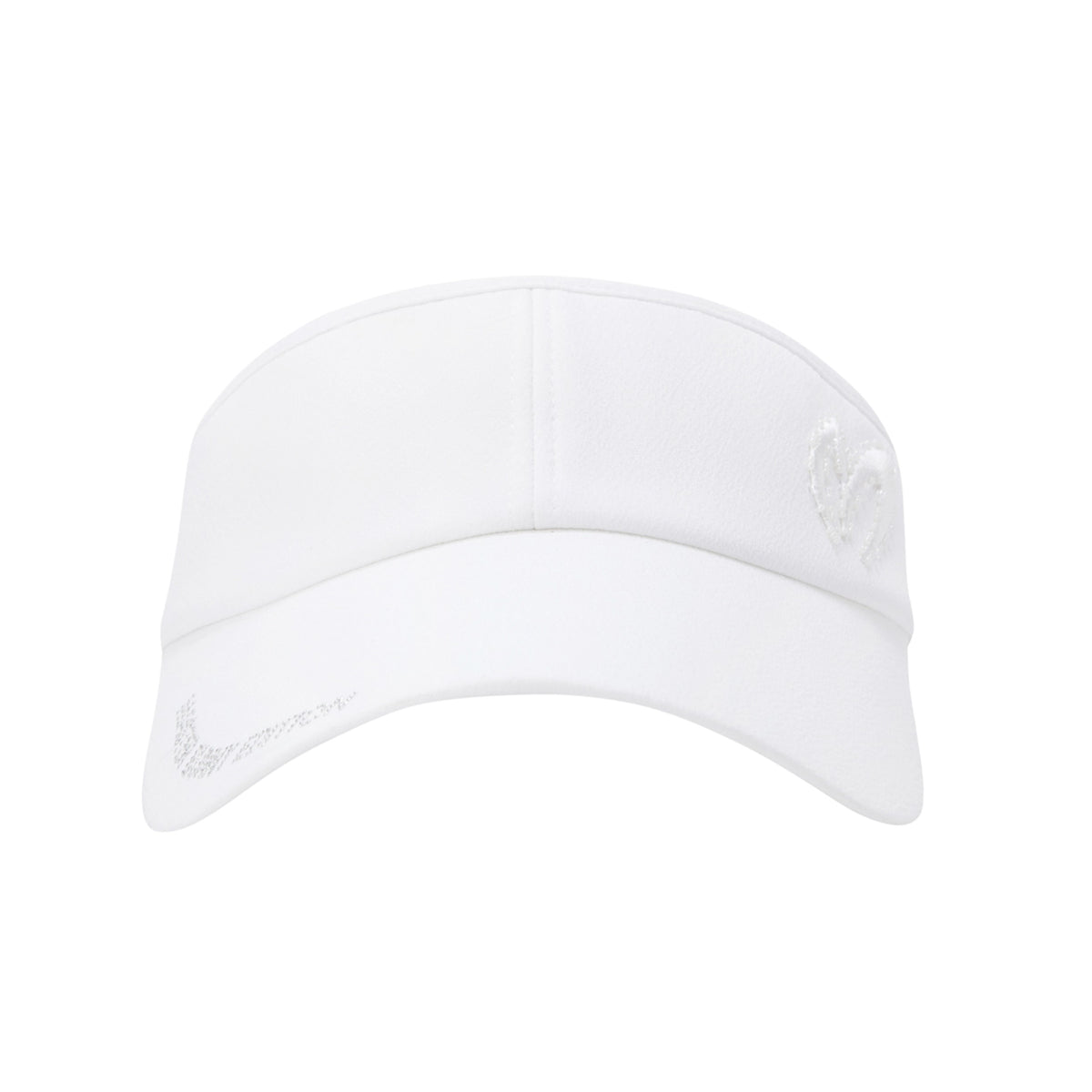 Women's Logo Visor - White