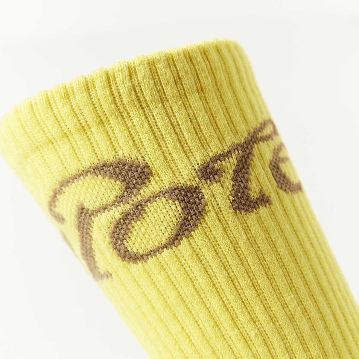 Keypote Men's Logo Crew Socks - Yellow - Erthe Golf