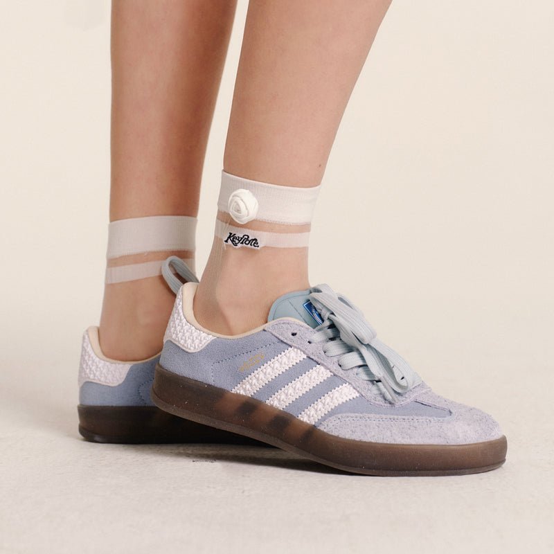 Keypote White Rose Socks - Erthe Golf