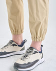 Lanvin Blanc Men's Waterproof Jogger Pants-Beige