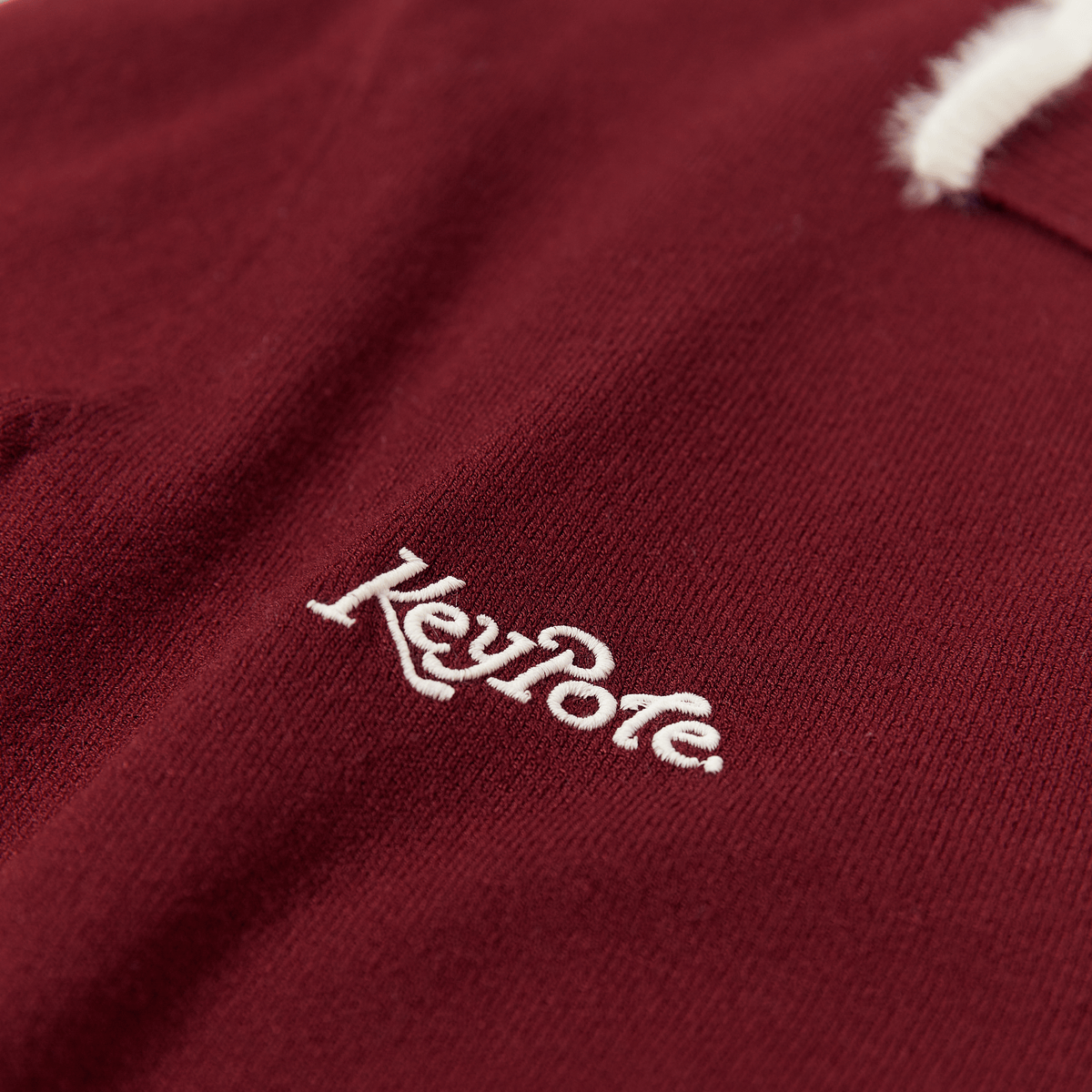Keypote Long Sleeve Knited Top - Burgundy - Erthe Golf