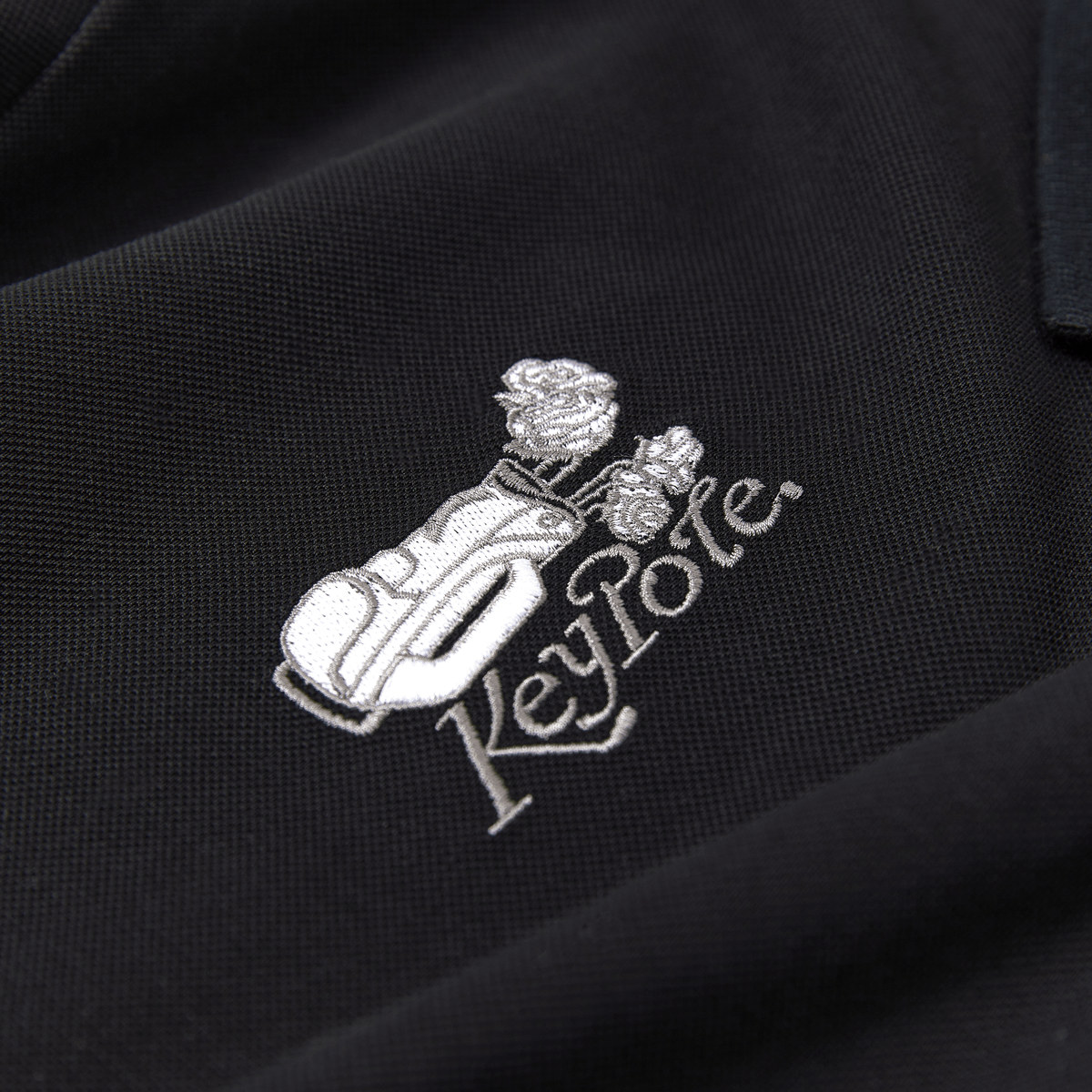 Keypote Men's Polo Shirt - Black - Erthe Golf