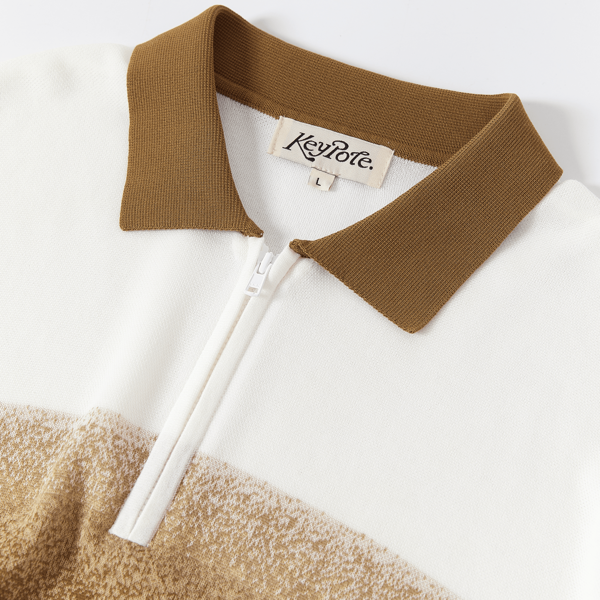 Keypote Men&#39;s Polo Shirt - White - Erthe Golf
