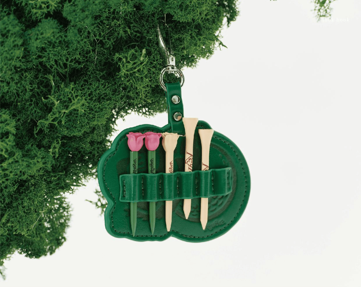 Keypote Tee Holder Charm - Brown - Erthe Golf