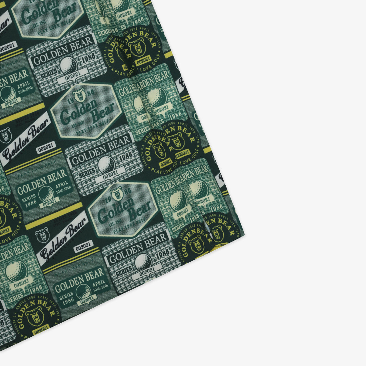 Golden Bear Unisex Printed Shirt Green - Erthe Golf