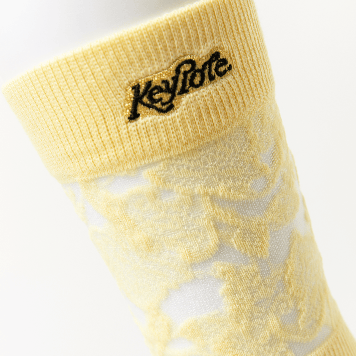 Keypote Women's Lace Sport Socks - Yellow - Erthe Golf