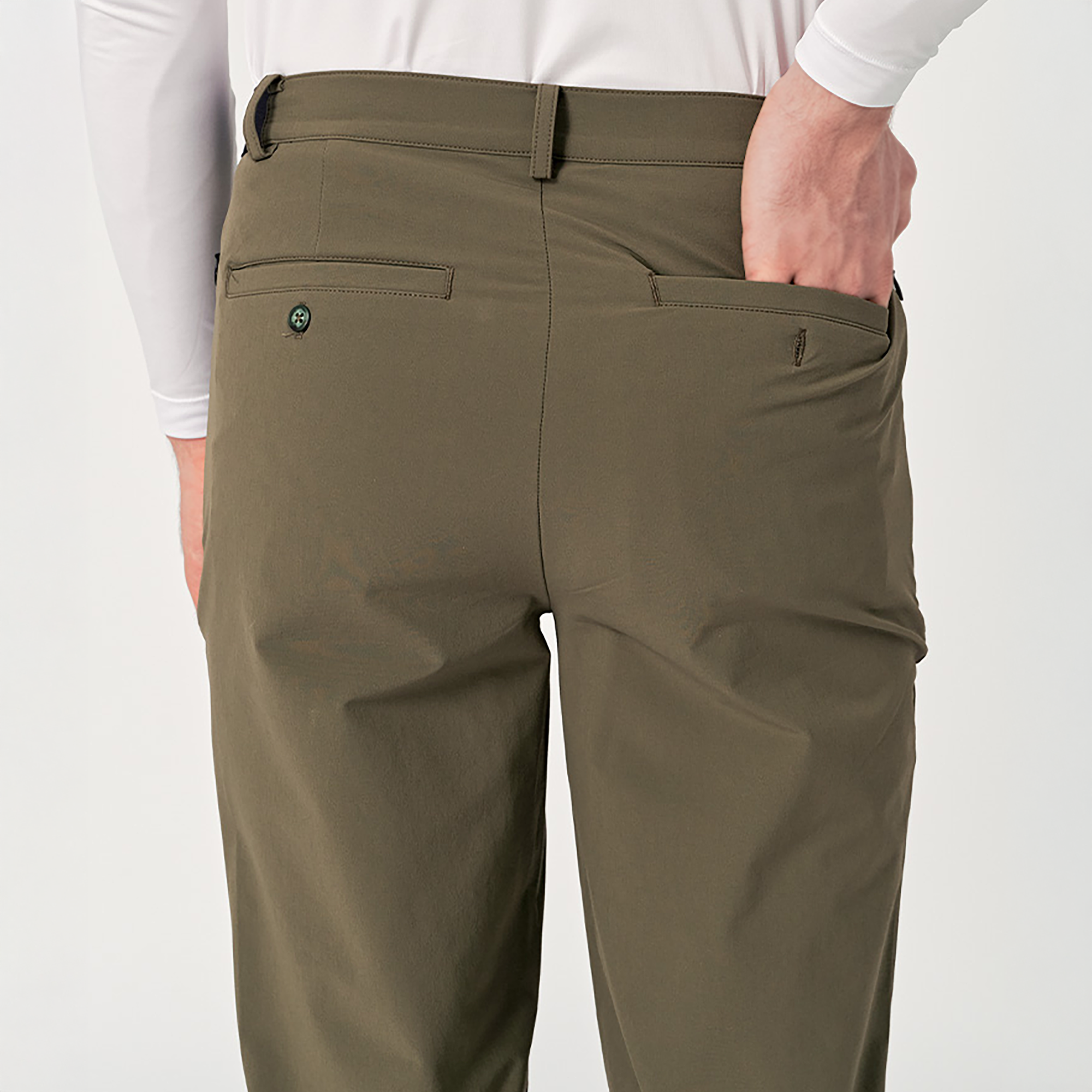 Falcosia Men&#39;a Signature Pants-Oliver Green