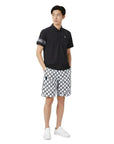 Golden Bear Men's Checker Board Shorts - White - Erthe Golf