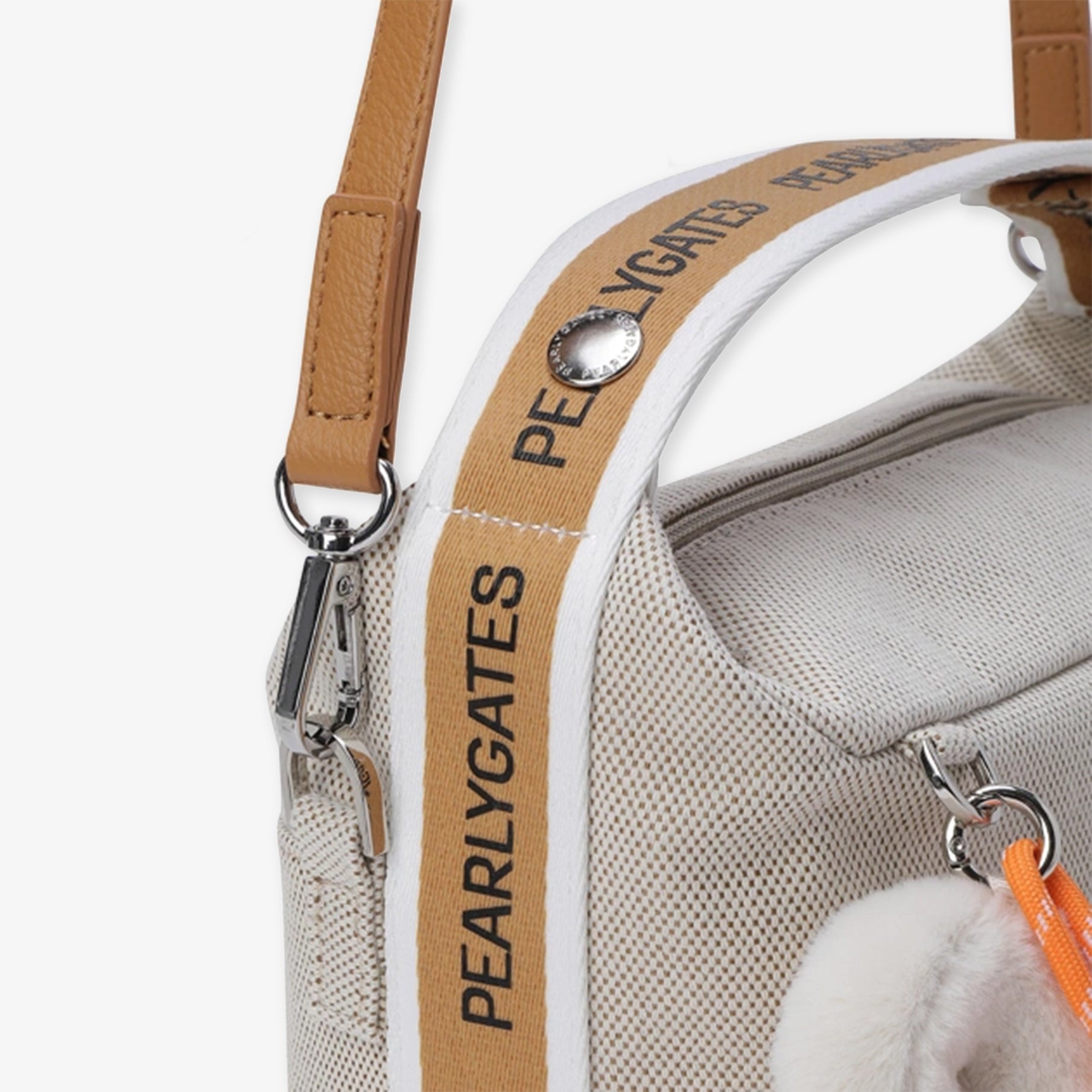 Pearly Gates Women&#39;s Two - Way Pouch Bag - Beige - Erthe Golf