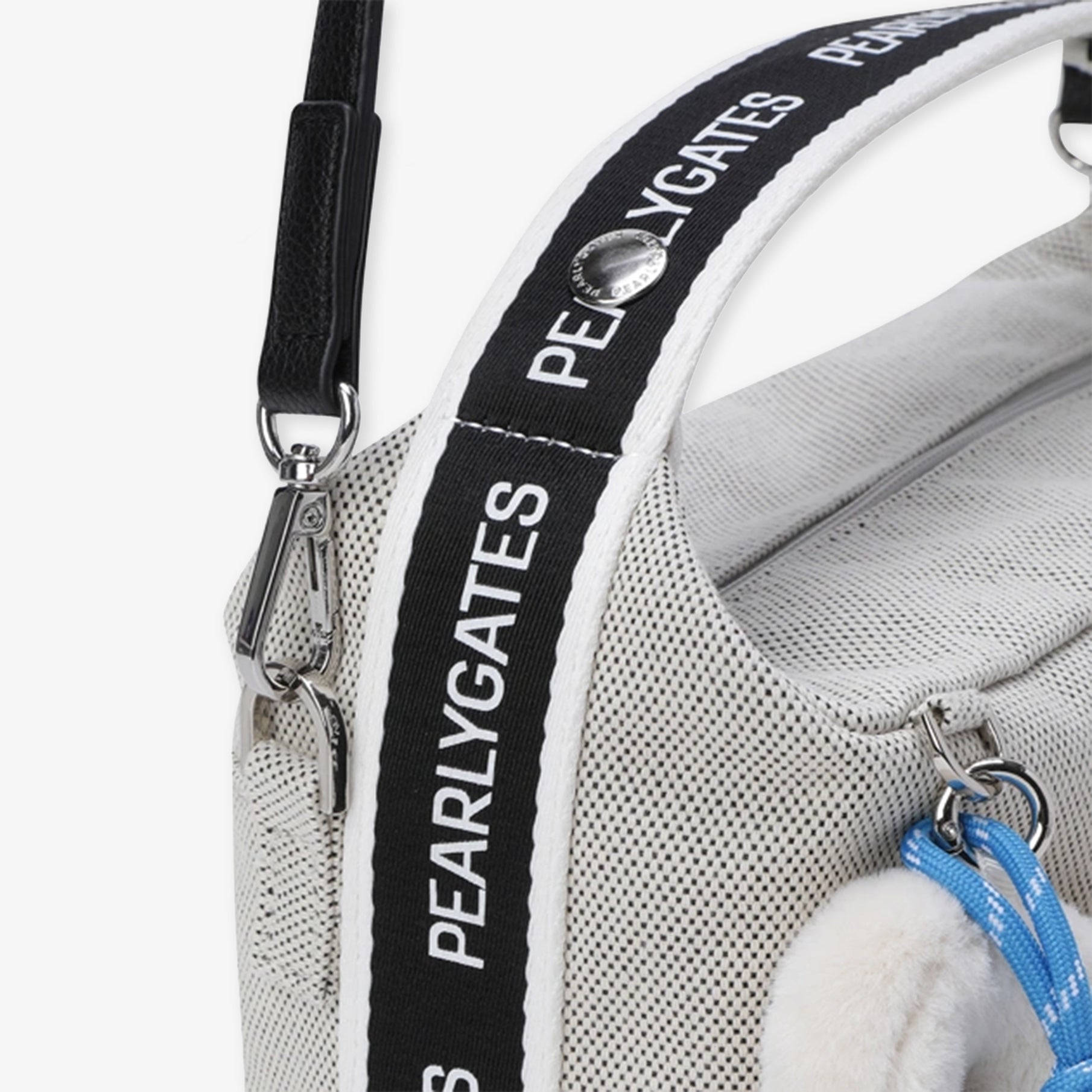 PEARLY GATES ゴルフバッグ ハンドバッグ 白・黒・グレー Pearly Gates Women's Two-Way Pouch Bag - Grey | Erthe Golf