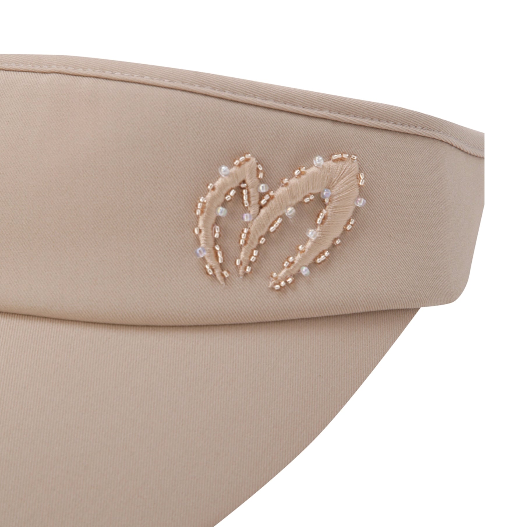 Women's Logo Visor - Beige
