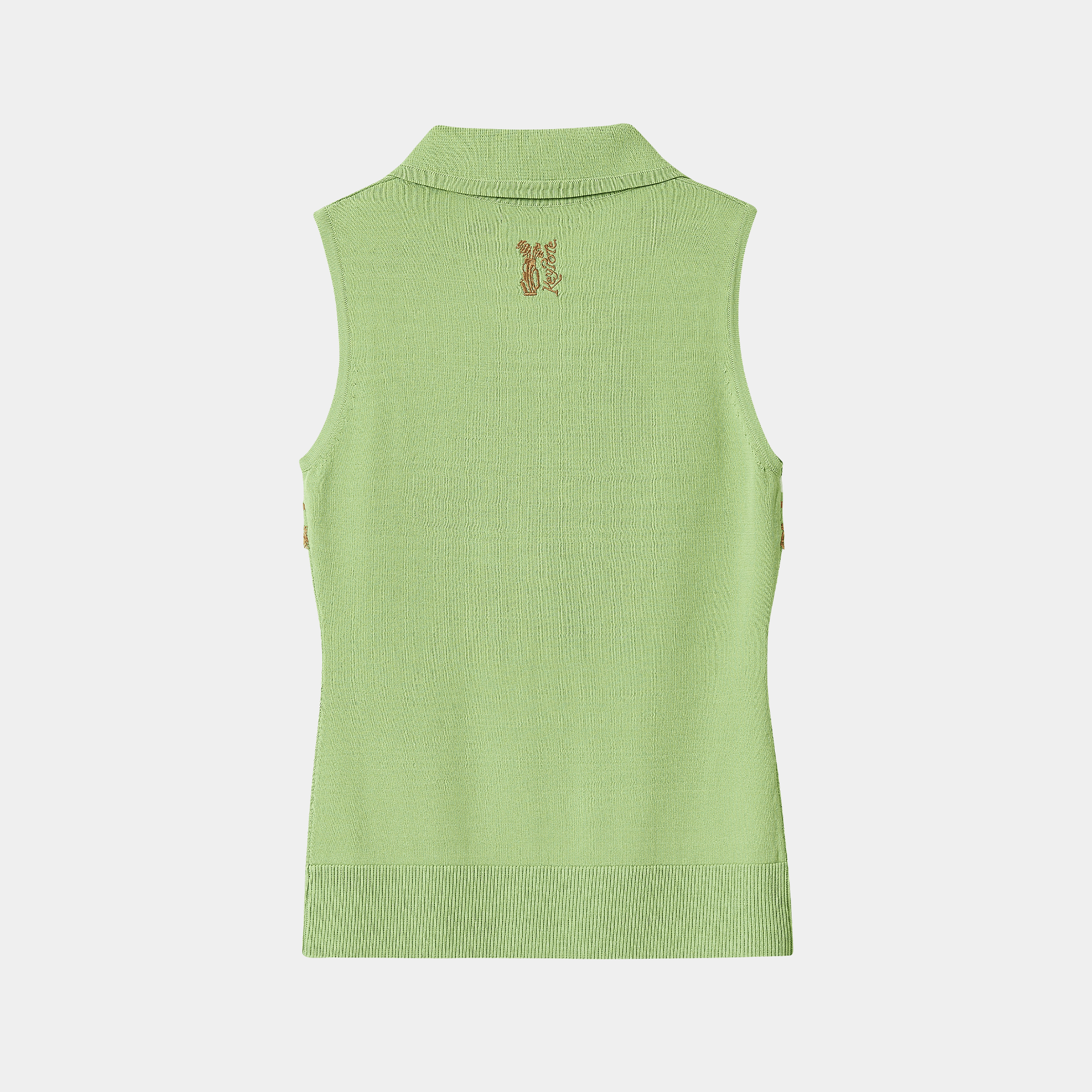 Women's Sleeveless Polo - Mint Green - Erthe Golf
