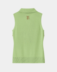 Women's Sleeveless Polo - Mint Green - Erthe Golf
