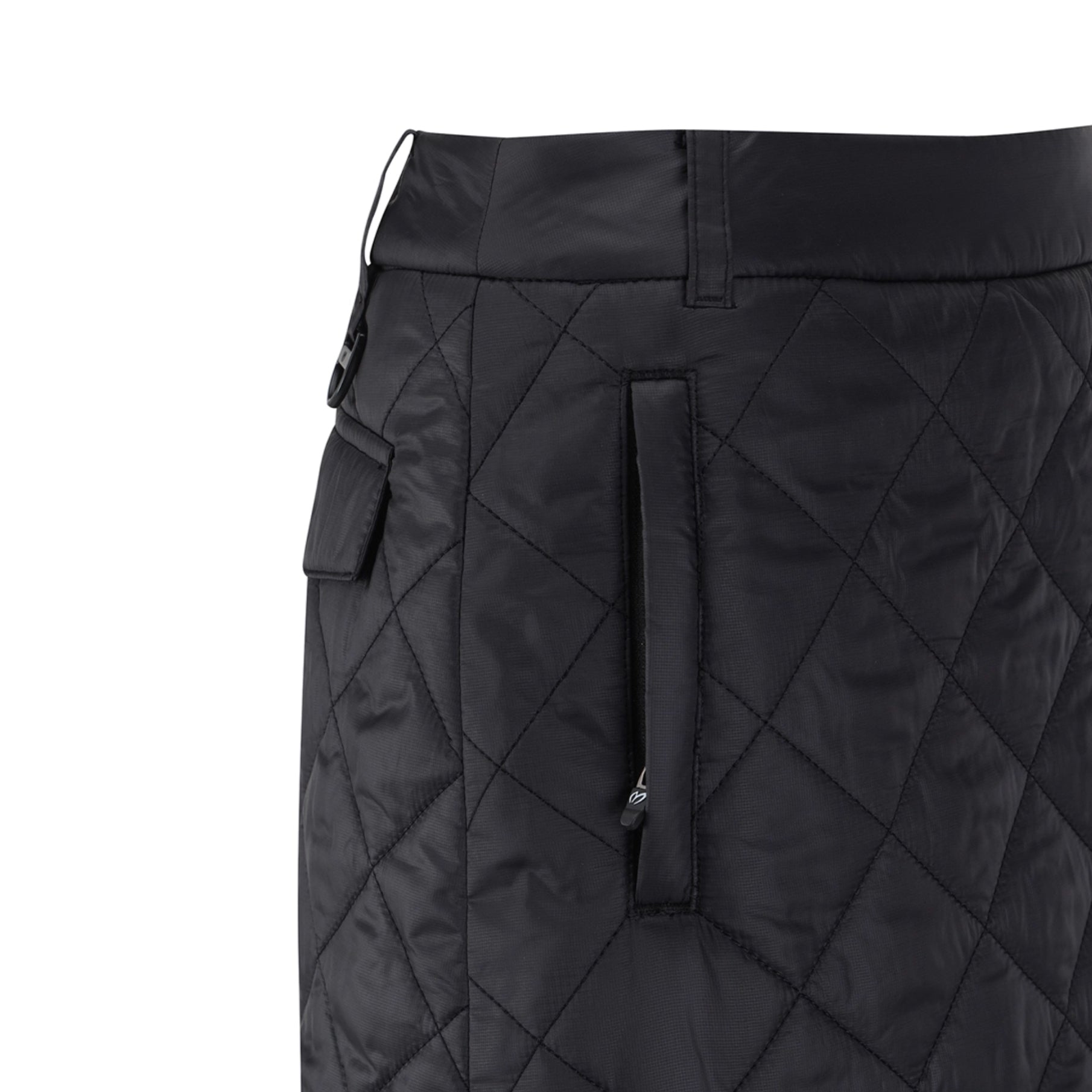 Women's Quilted Skirt - Black
