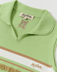 Women's Sleeveless Polo - Mint Green - Erthe Golf