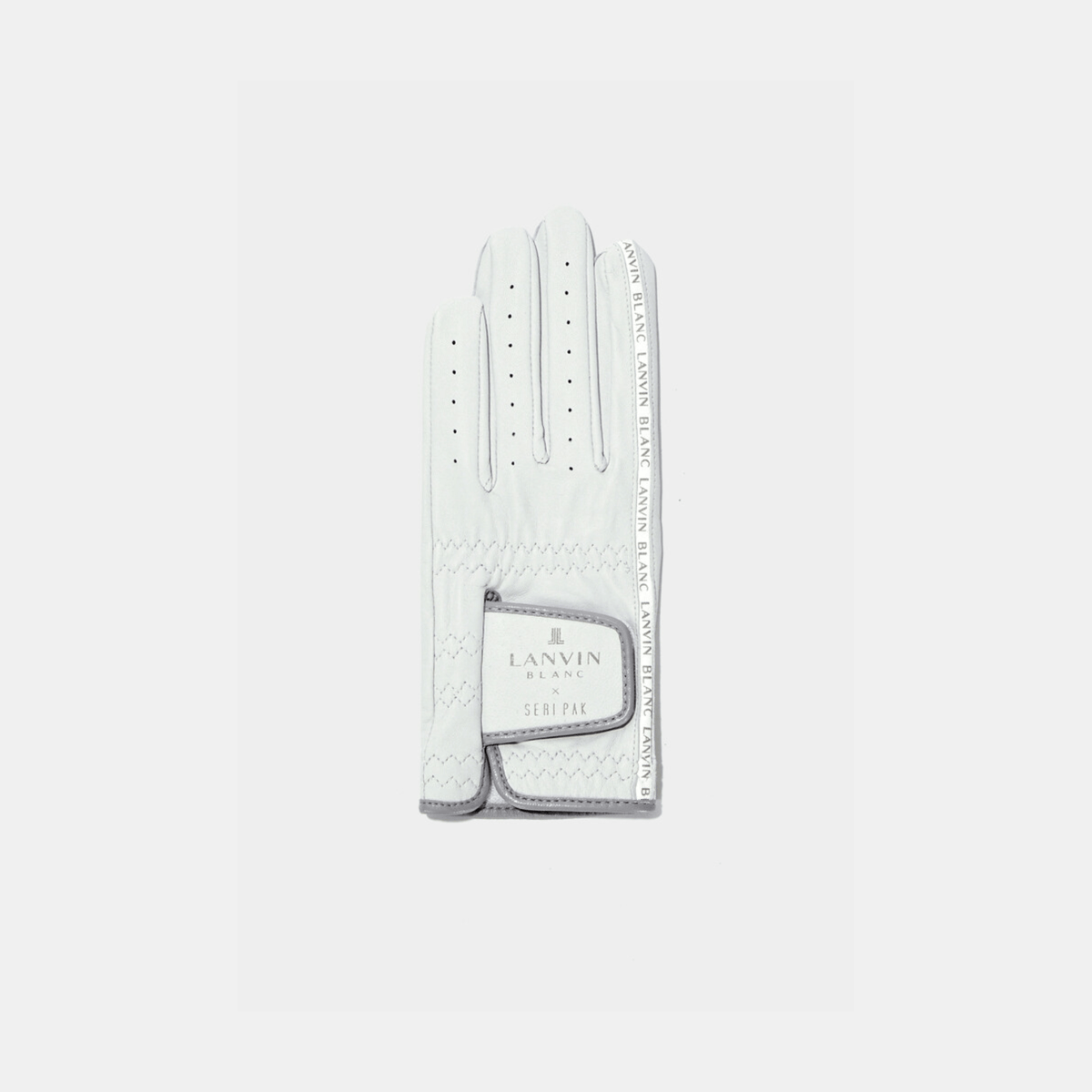 Lanvin Blanc Lambskin Left Hand Glove - Gray - Erthe Golf