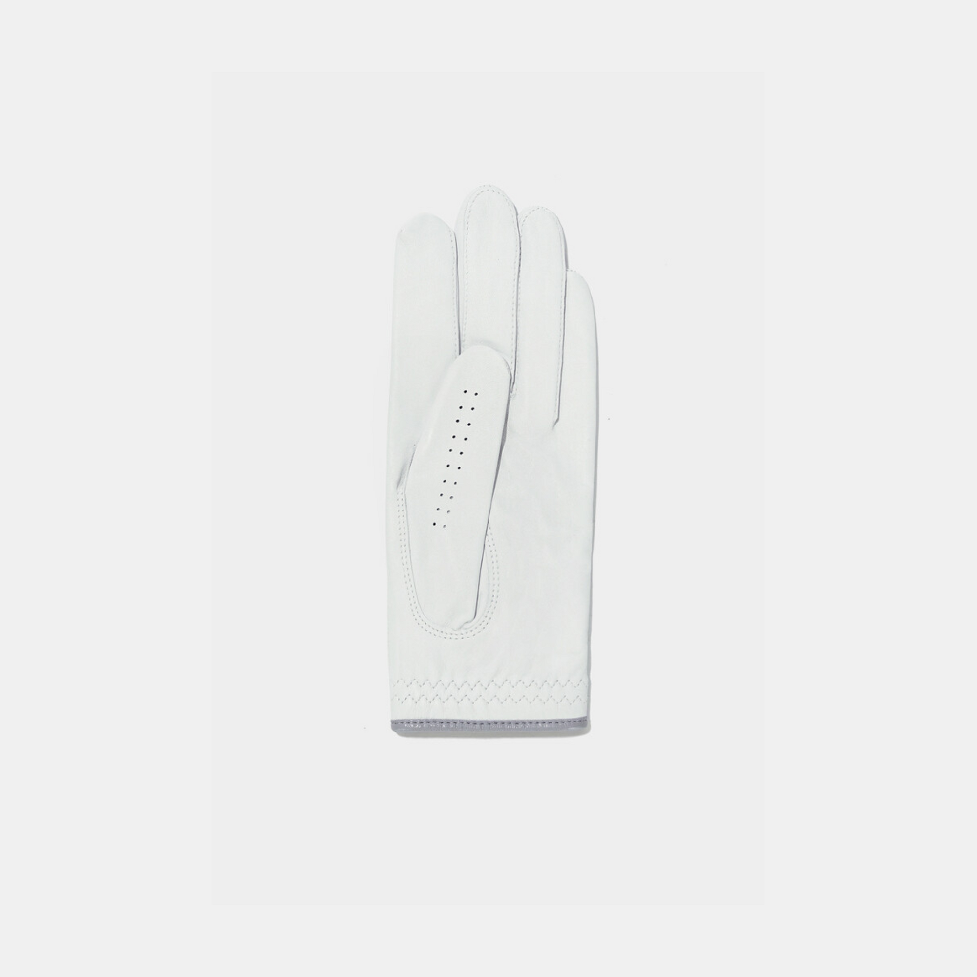 Lanvin Blanc Lambskin Left Hand Glove- Gray